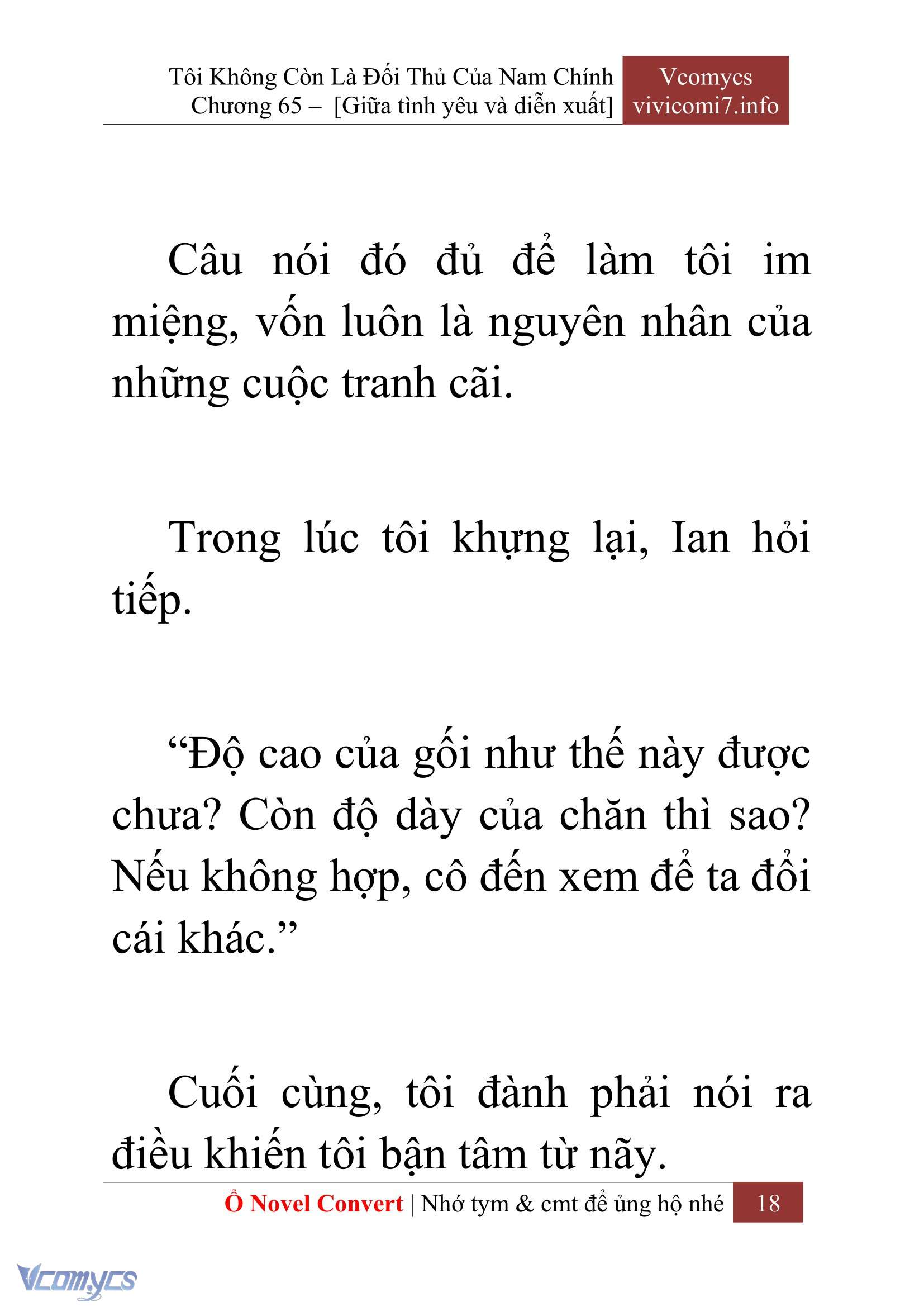[Novel] Tôi Không Còn Là Đối Thủ Của Nam Chính Chap 65 - Trang 2