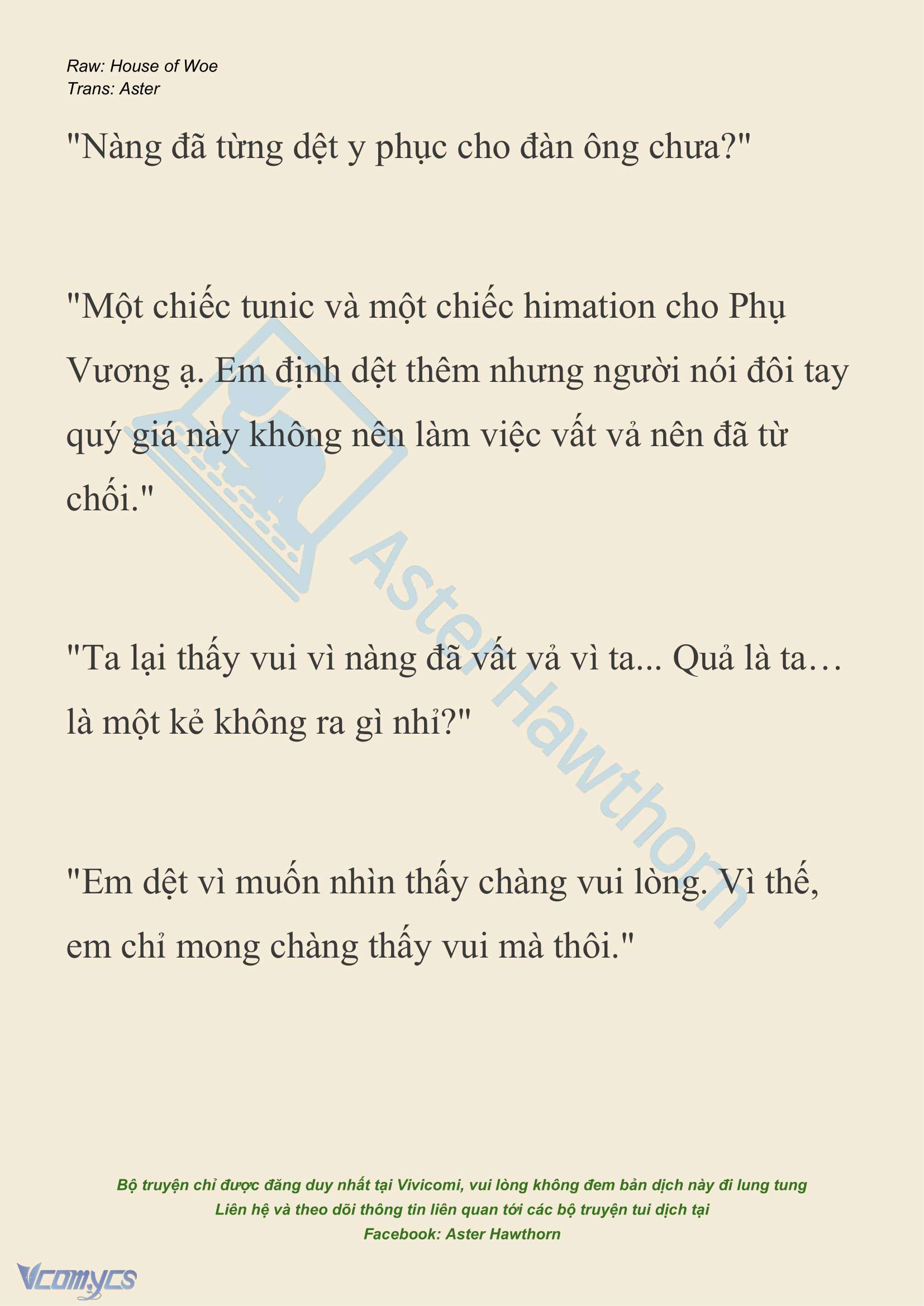 [NOVEL] Dành Cho Các Nữ Thần: Dành cho Psyche Chap 29 - Trang 2