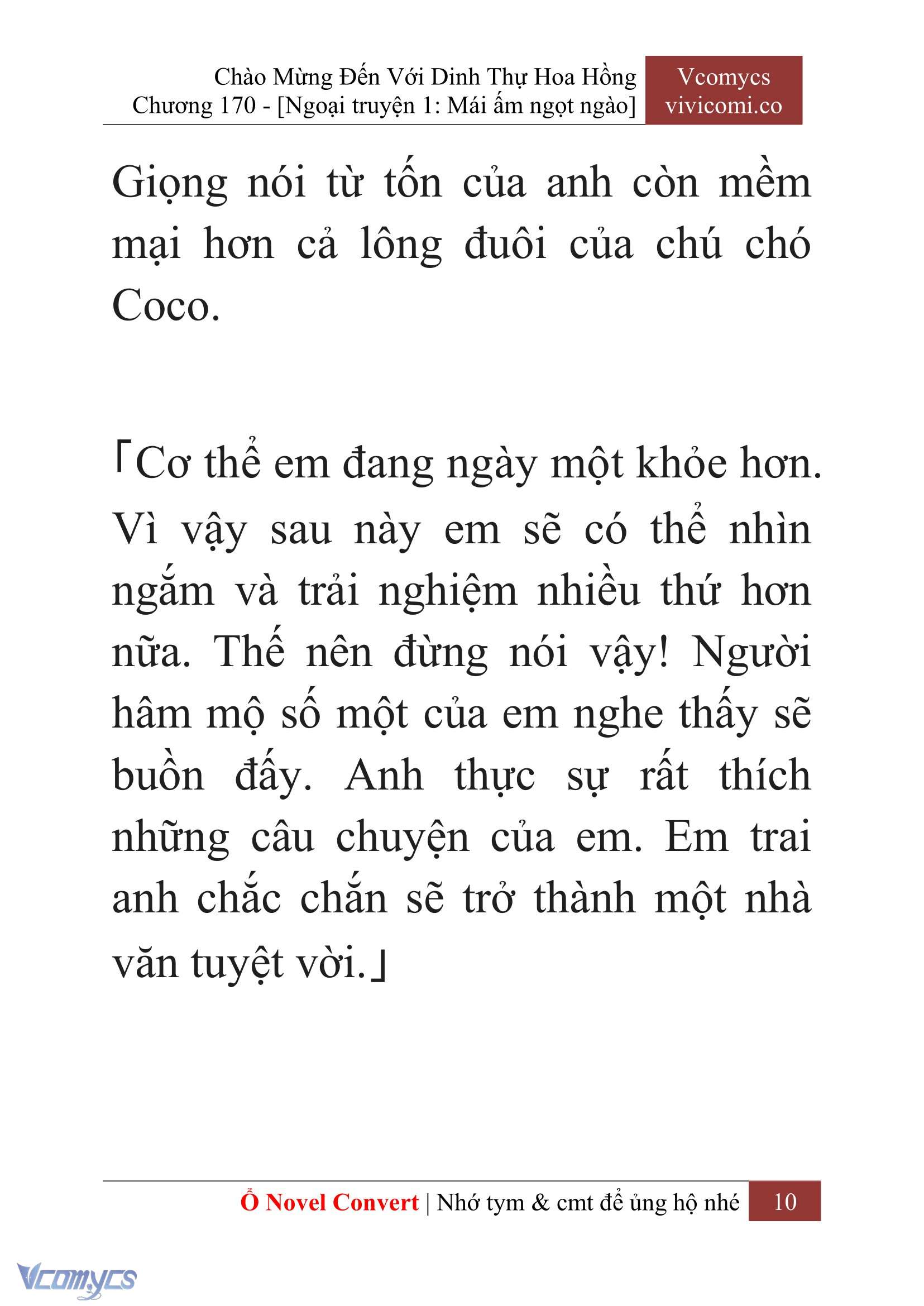 [Novel] Chào Mừng Đến Với Dinh Thự Hoa Hồng Chap 170 - Trang 2