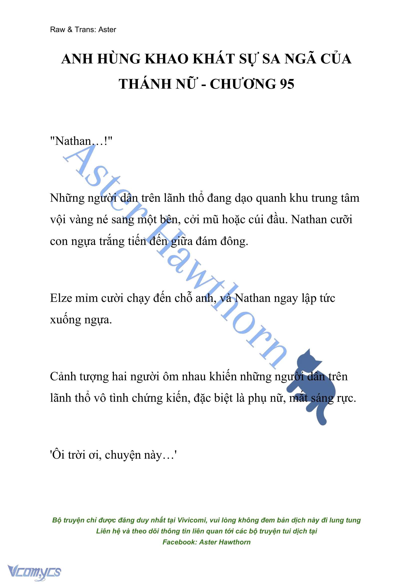 [NOVEL] Anh Hùng Khao Khát Sự Sa Ngã Của Thánh Nữ Chap 95 - Next Chap 96