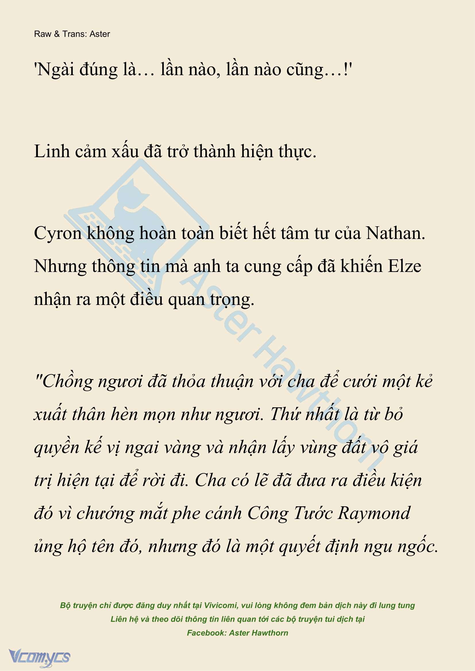 [NOVEL] Anh Hùng Khao Khát Sự Sa Ngã Của Thánh Nữ Chap 142 - Next Chap 143