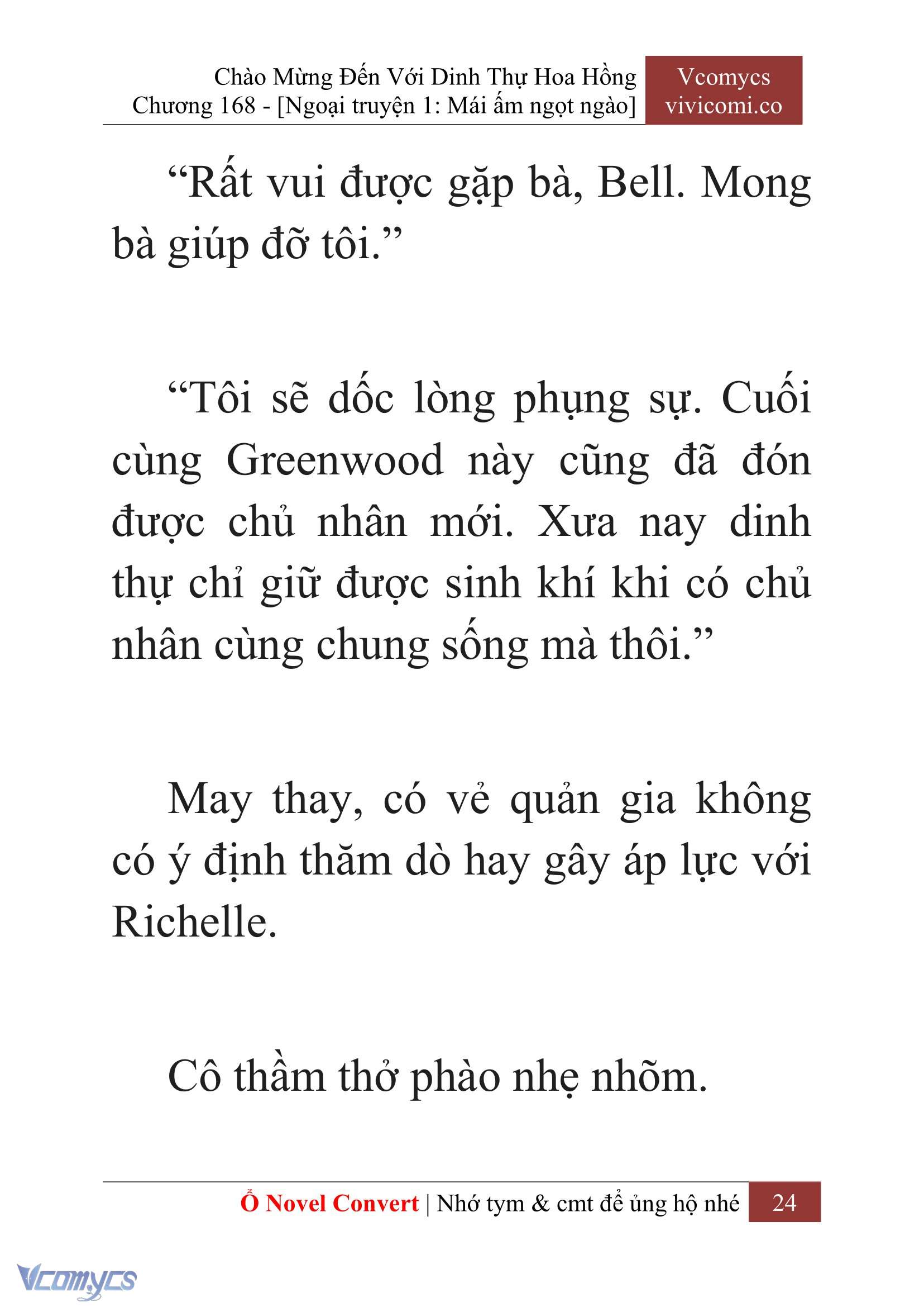 [Novel] Chào Mừng Đến Với Dinh Thự Hoa Hồng Chap 168 - Trang 2