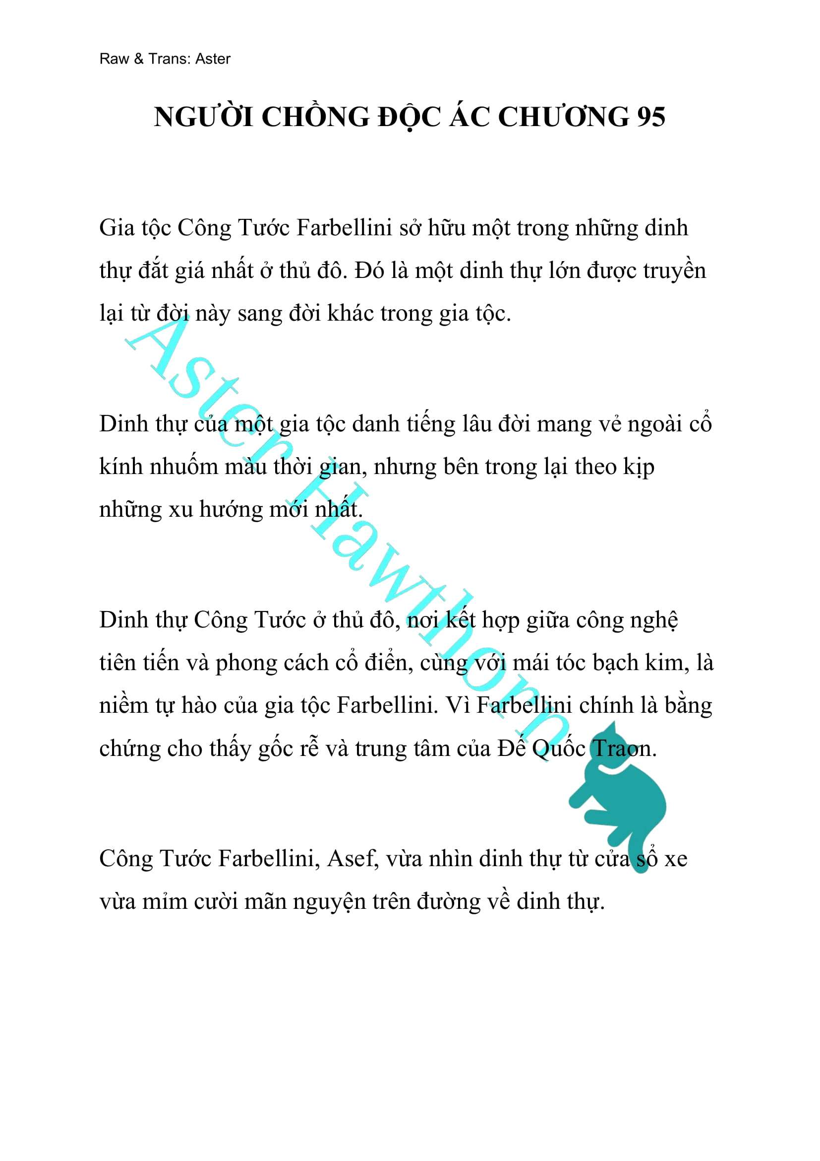 [NOVEL] Người Chồng Độc Ác Chap 95 - Next Chap 96