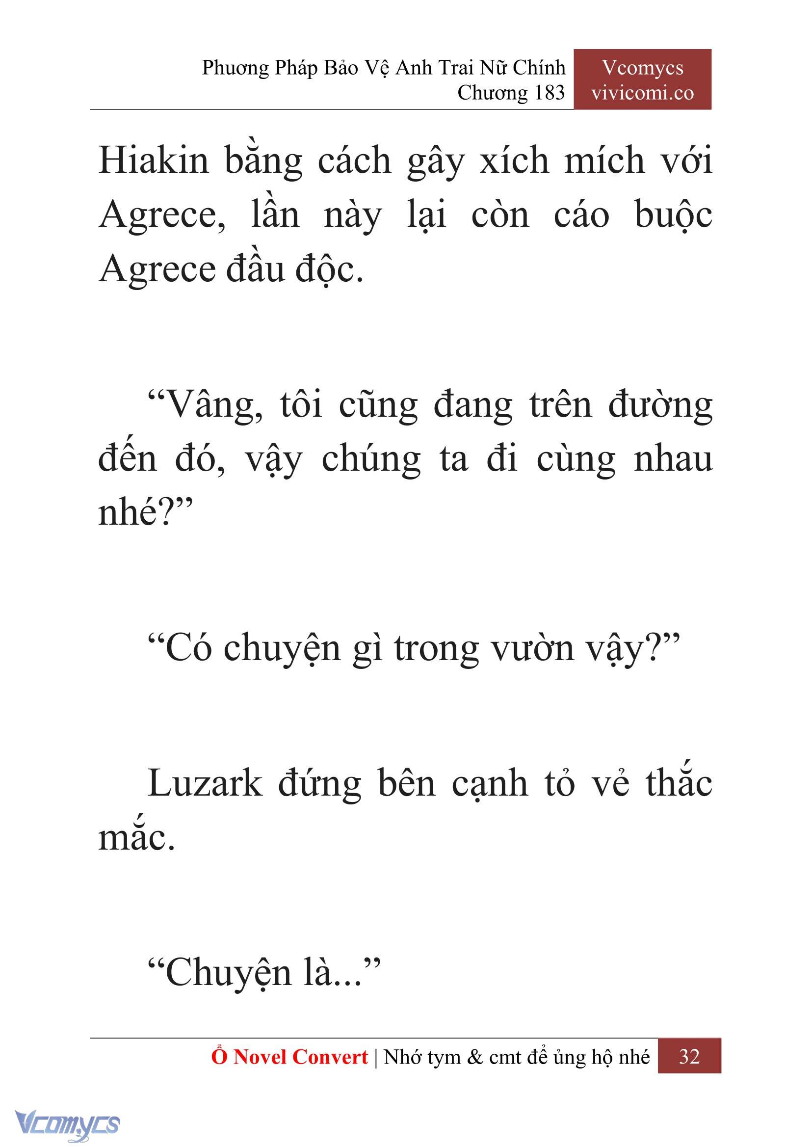 [Novel] Phương Pháp Bảo Vệ Anh Trai Nữ Chính Chap 183 - Next Chap 184
