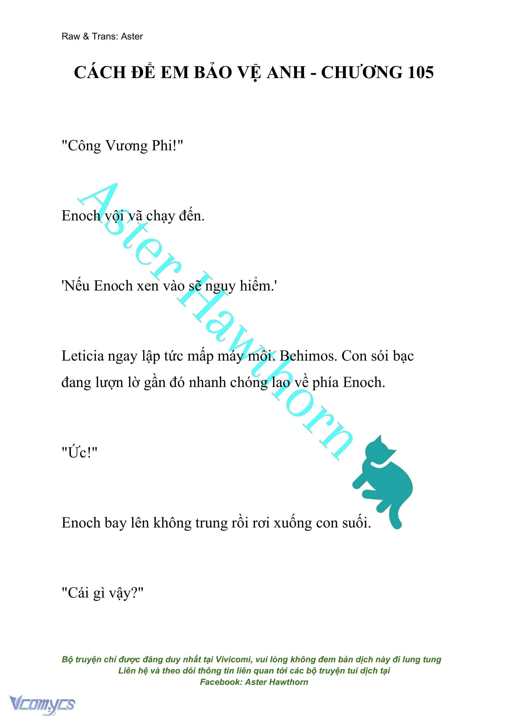 [NOVEL] Cách Để Em Bảo Vệ Anh Chap 105 - Next Chap 106