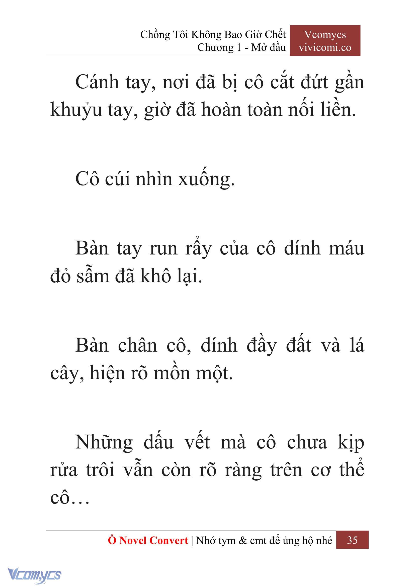 [Novel] Chồng Tôi Không Bao Giờ Chết Chap 1 - Next Chap 2