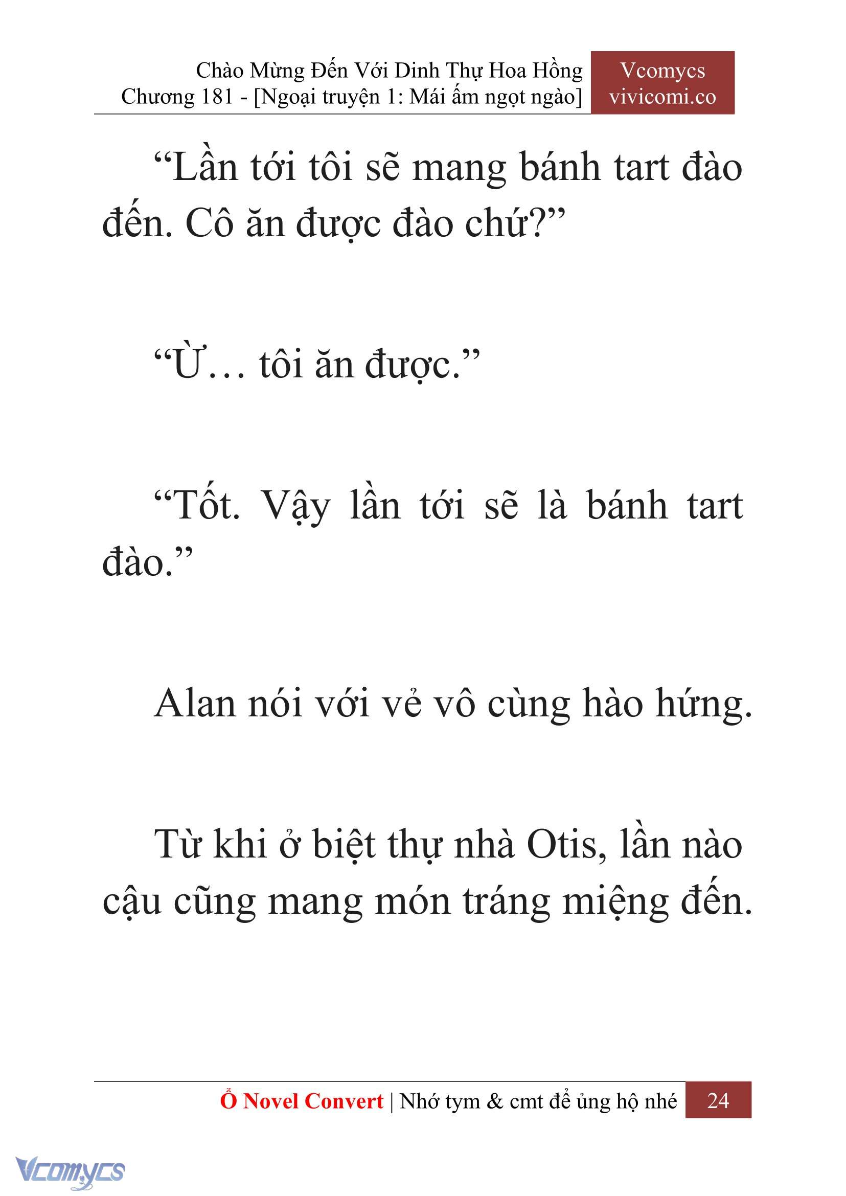 [Novel] Chào Mừng Đến Với Dinh Thự Hoa Hồng Chap 181 - Trang 2