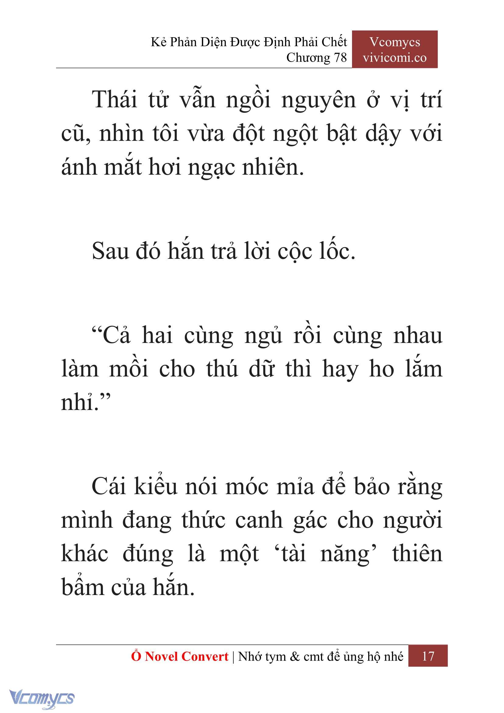 [Novel] Kẻ Phản Diện Được Định Phải Chết Chap 78 - Trang 2