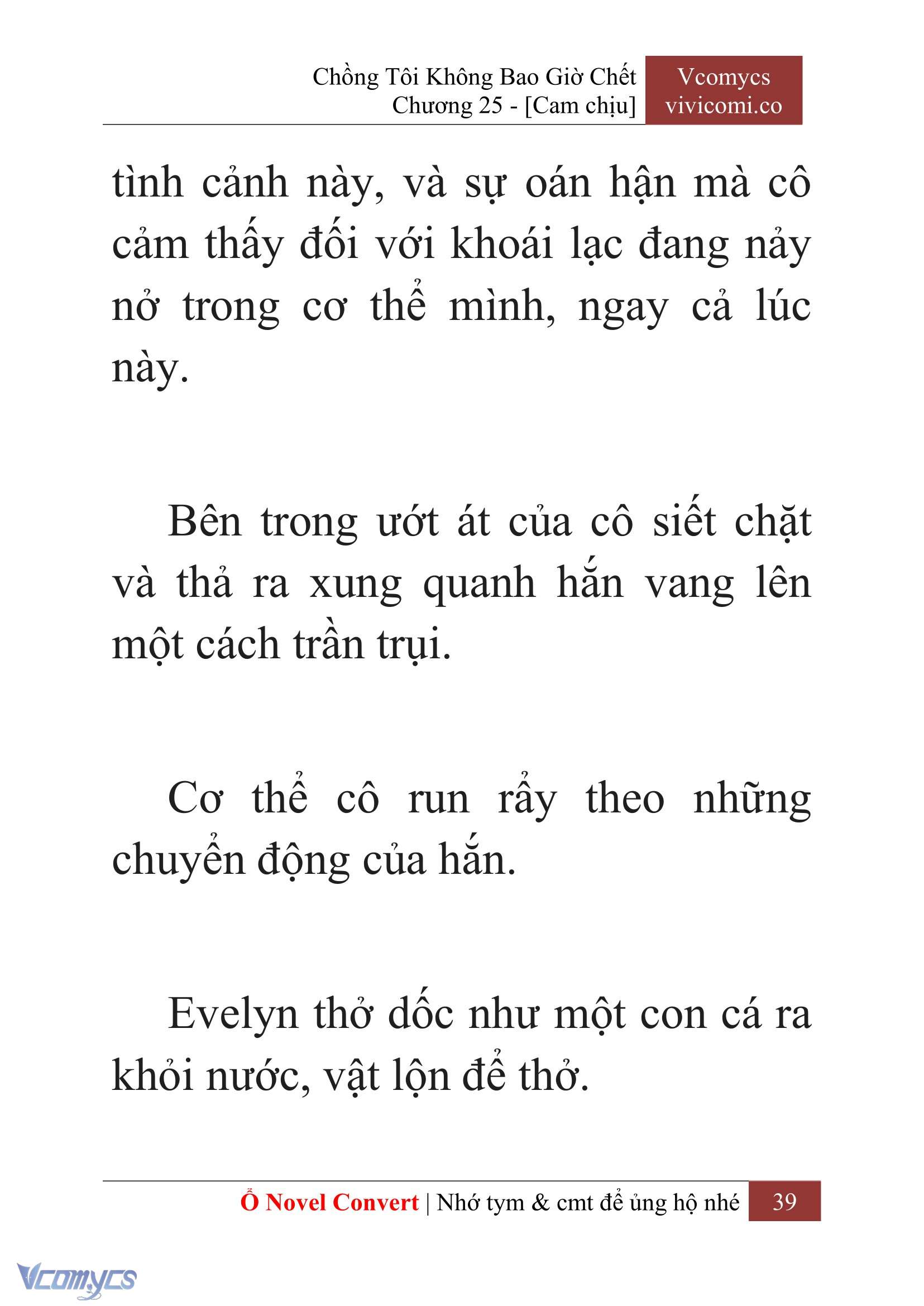 [Novel] Chồng Tôi Không Bao Giờ Chết Chap 25 - Trang 2