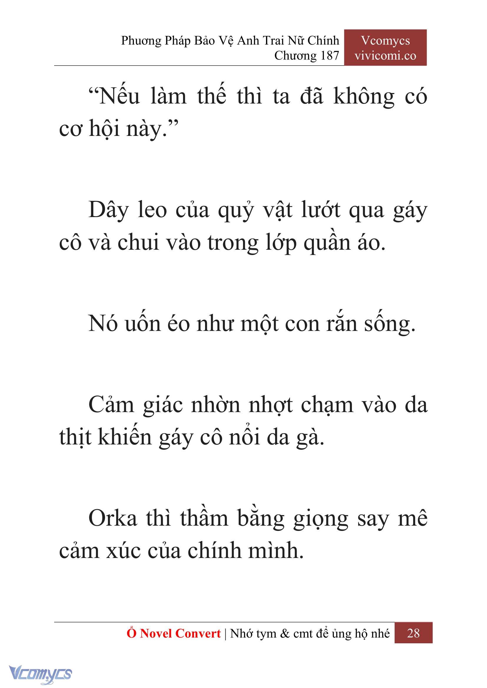 [Novel] Phương Pháp Bảo Vệ Anh Trai Nữ Chính Chap 187 - Trang 2