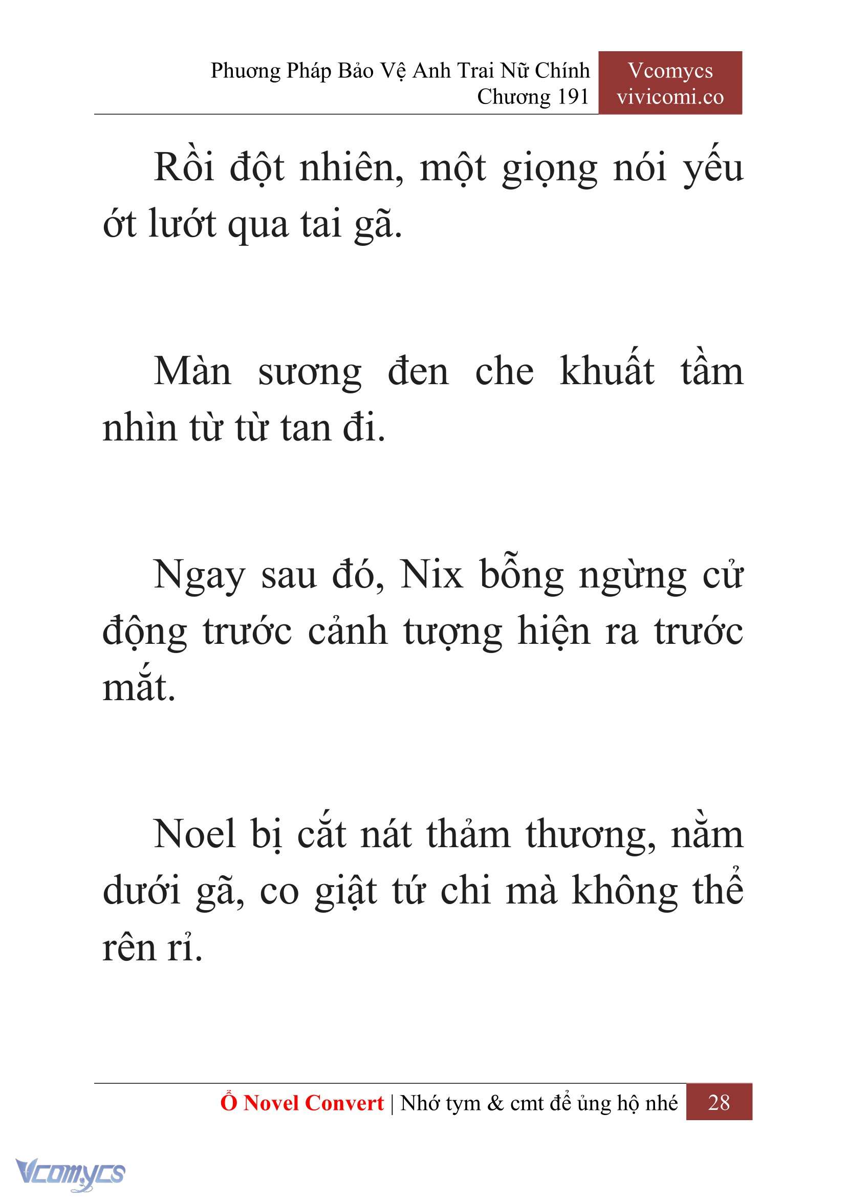 [Novel] Phương Pháp Bảo Vệ Anh Trai Nữ Chính Chap 191 - Trang 2