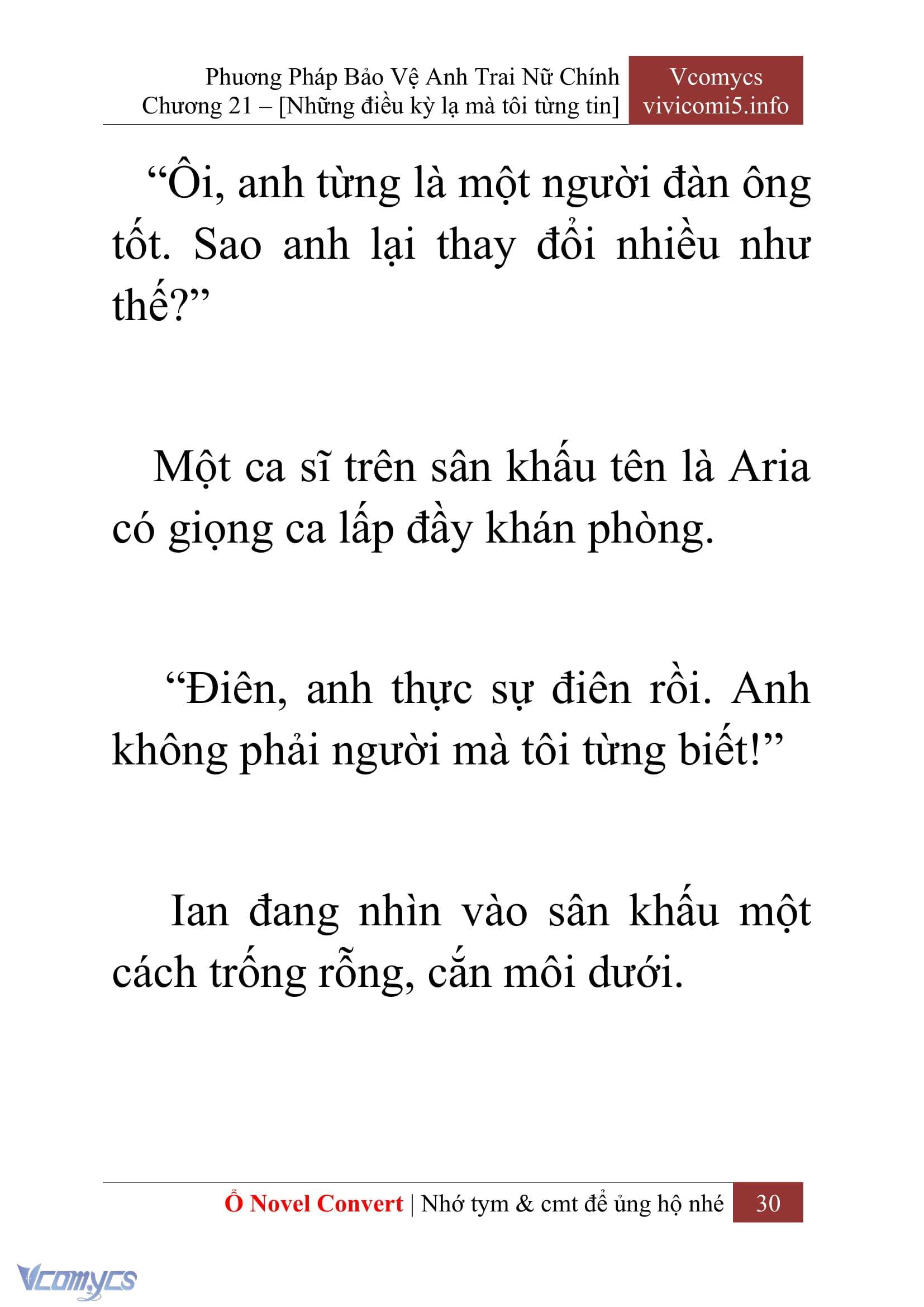 [Novel] Tôi Không Còn Là Đối Thủ Của Nam Chính Chap 21 - Trang 2