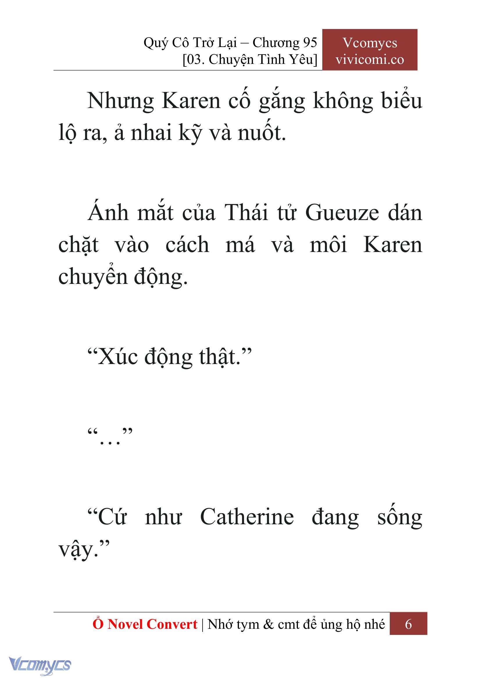 [Novel] Quý Cô Trở Lại Chap 95 - Next Chap 96