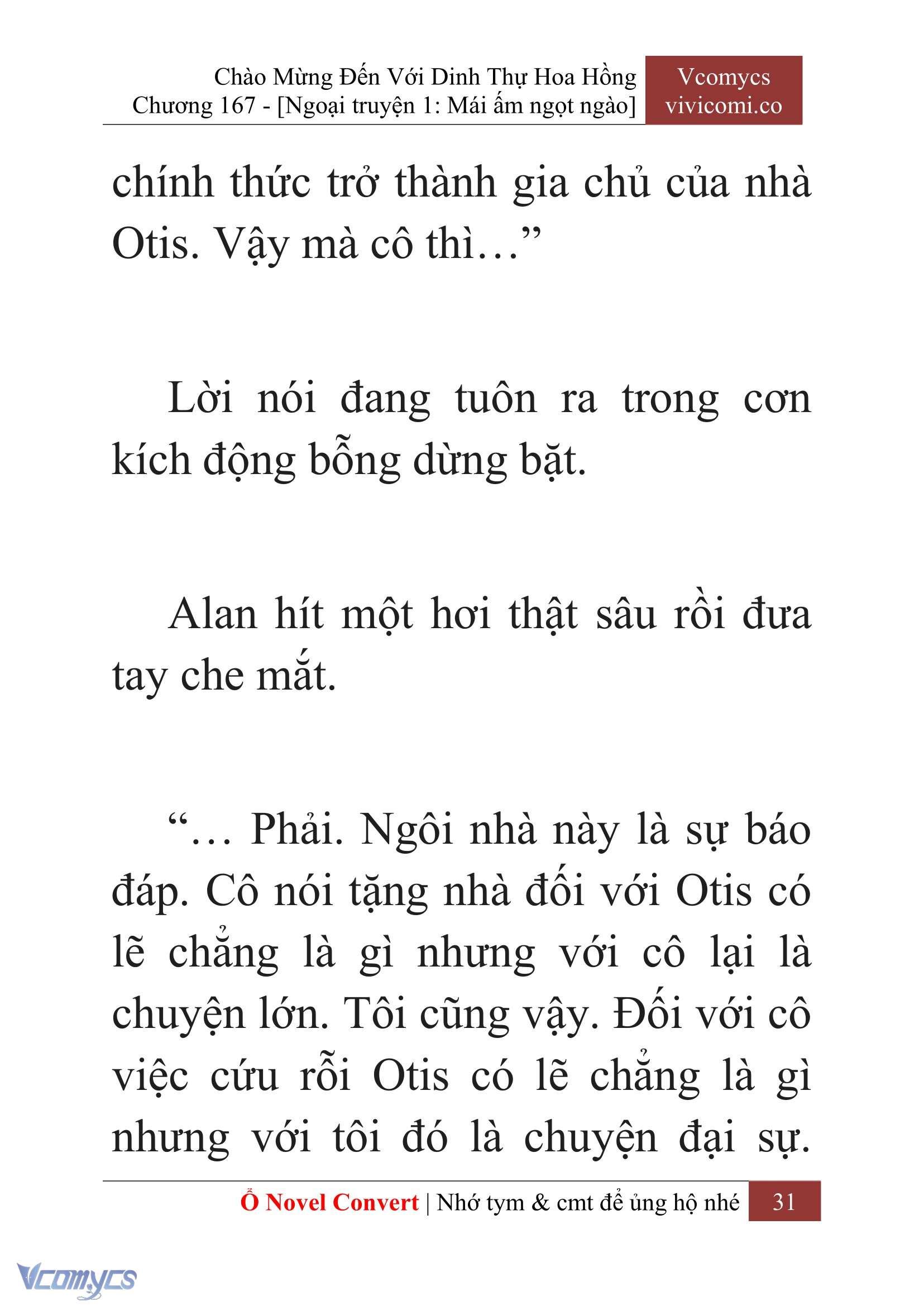 [Novel] Chào Mừng Đến Với Dinh Thự Hoa Hồng Chap 167 - Trang 2