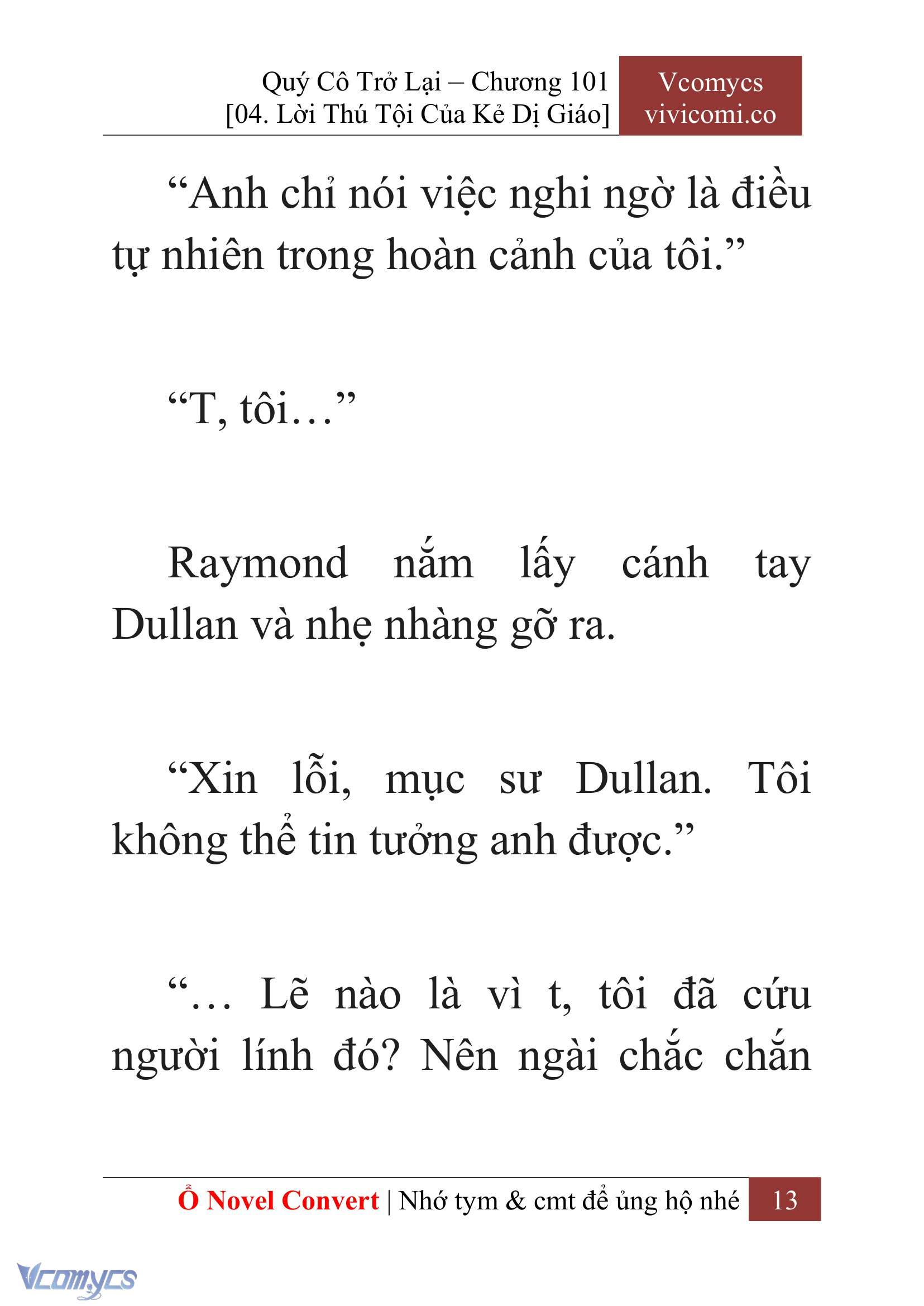 [Novel] Quý Cô Trở Lại Chap 101 - Trang 2