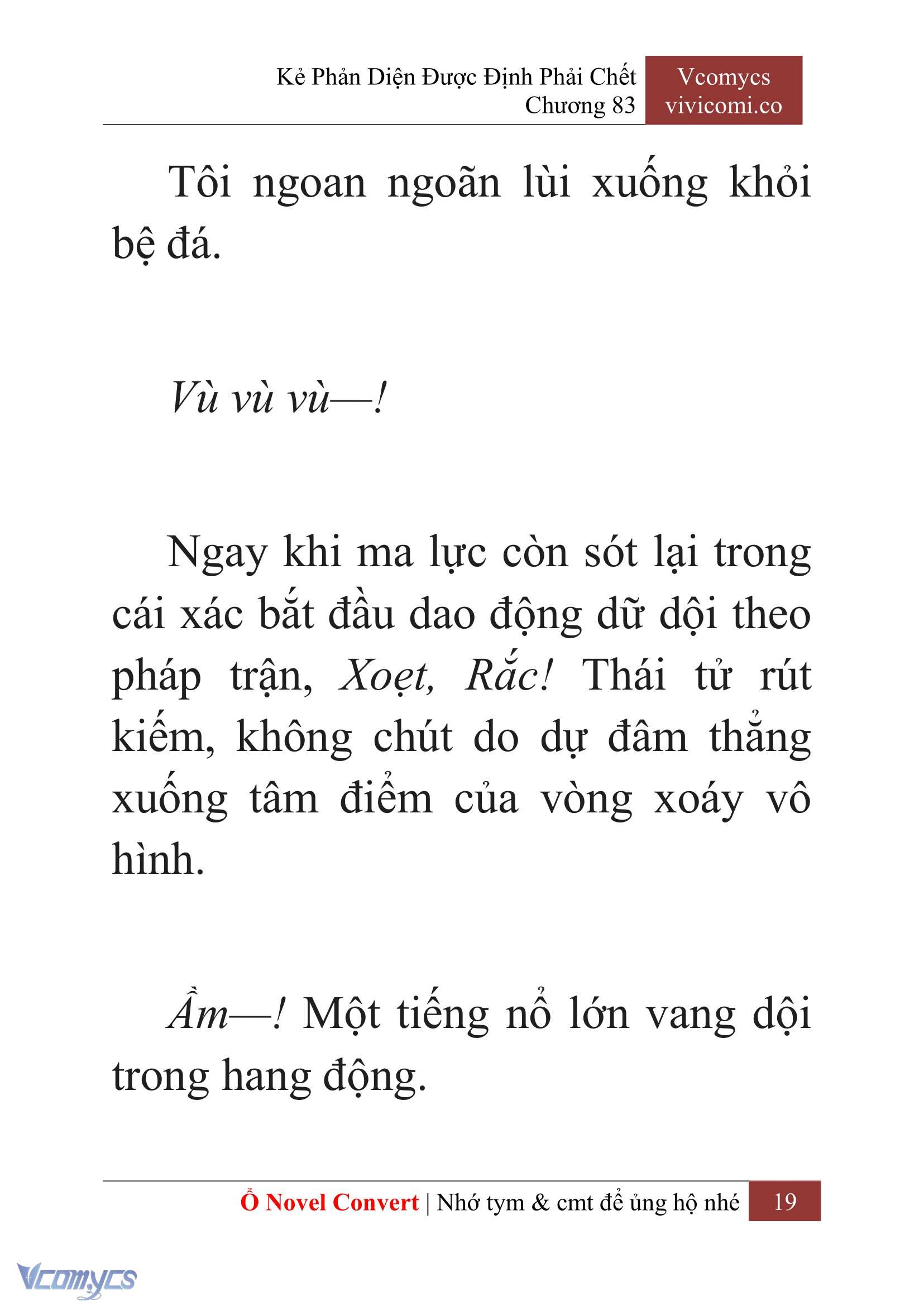 [Novel] Kẻ Phản Diện Được Định Phải Chết Chap 83 - Next Chap 84