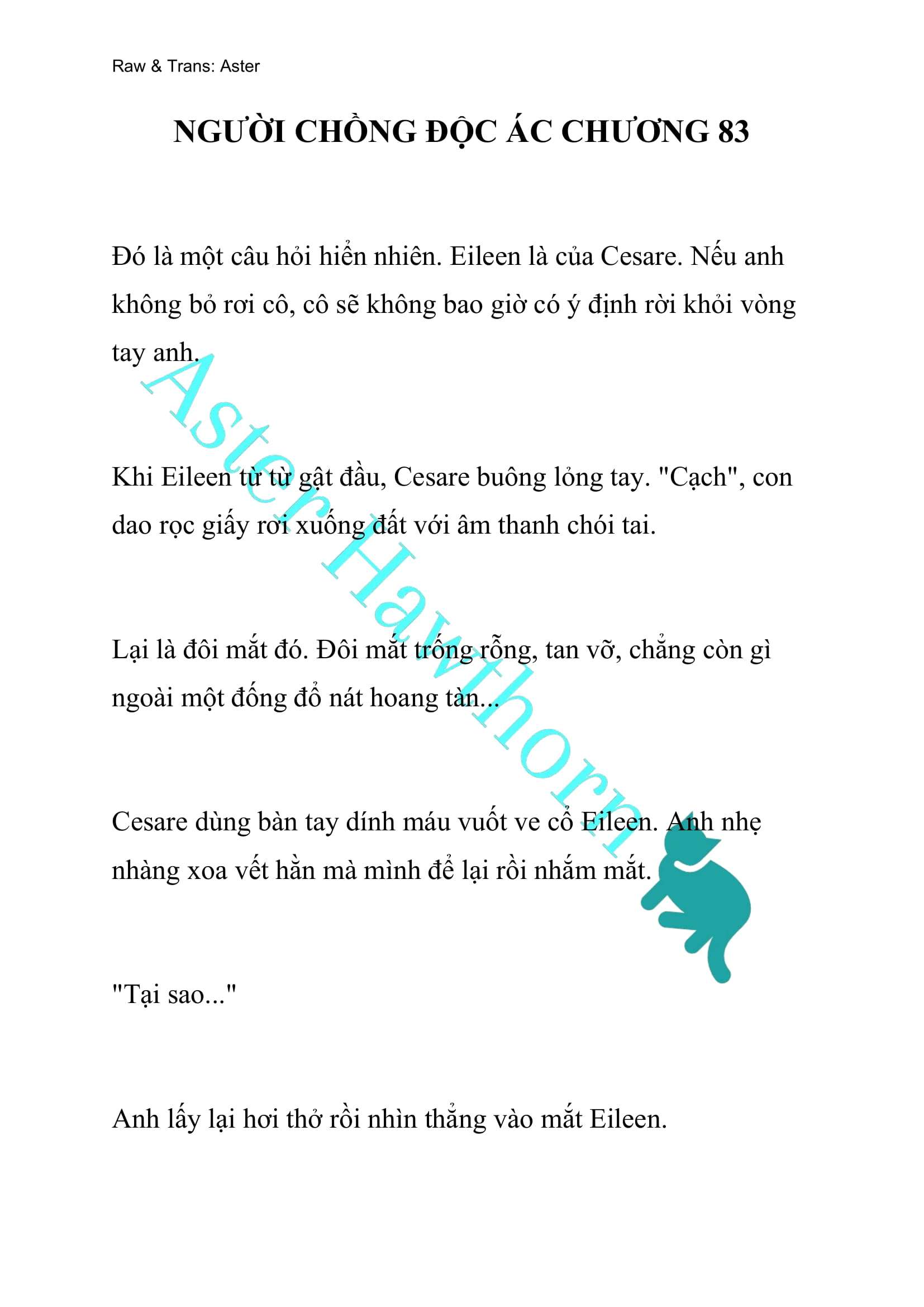 [NOVEL] Người Chồng Độc Ác Chap 83 - Next Chap 84