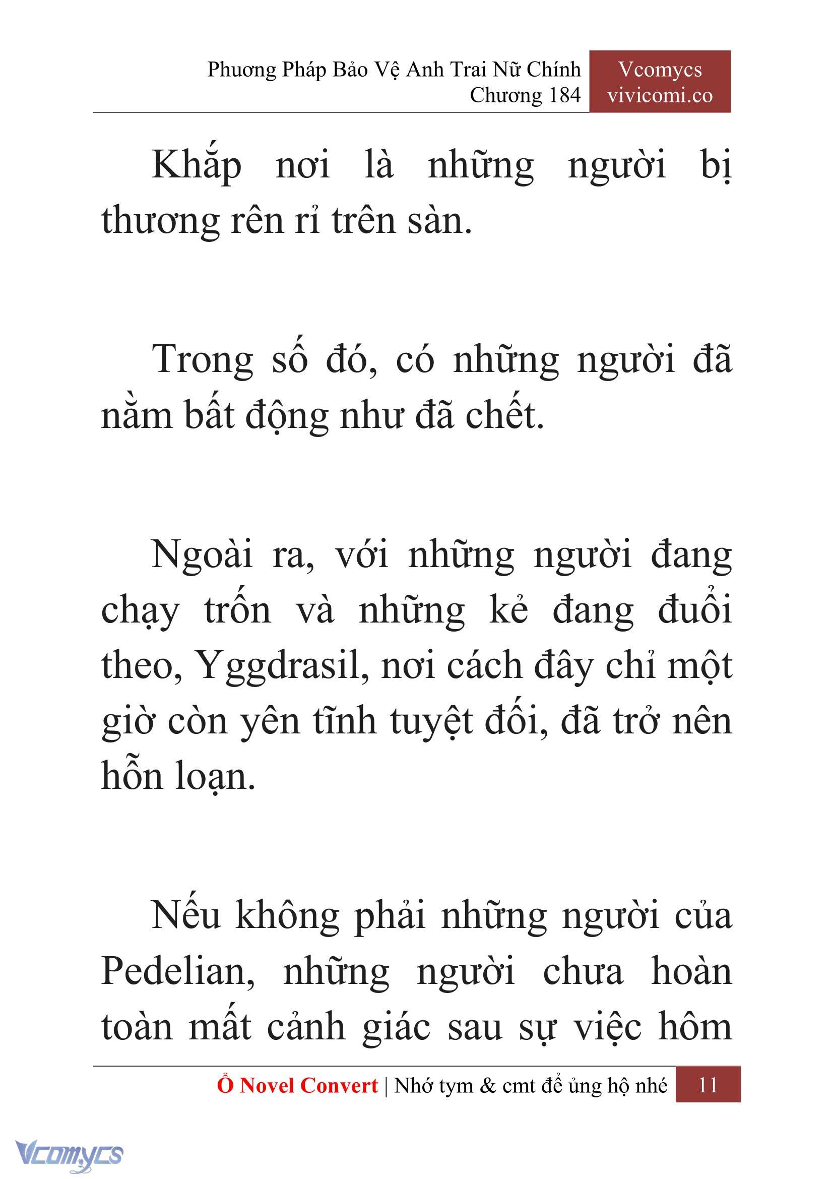 [Novel] Phương Pháp Bảo Vệ Anh Trai Nữ Chính Chap 184 - Trang 2