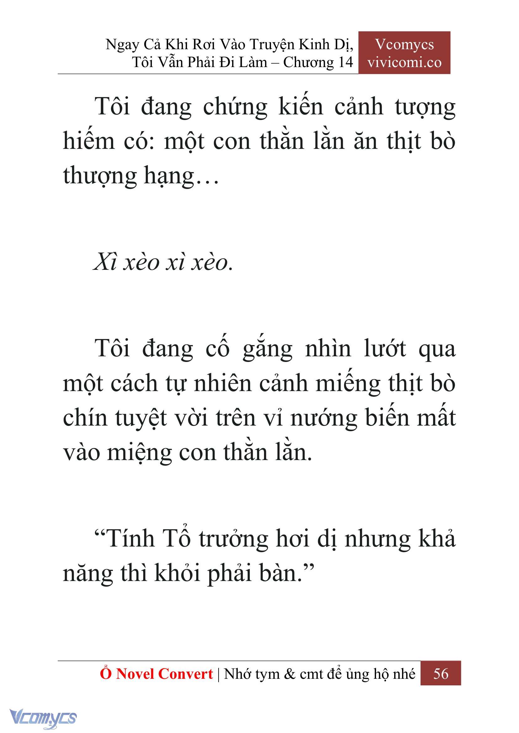 [Novel] Ngay Cả Khi Rơi Vào Truyện Kinh Dị, Tôi Vẫn Phải Đi Làm Chap 14 - Next 