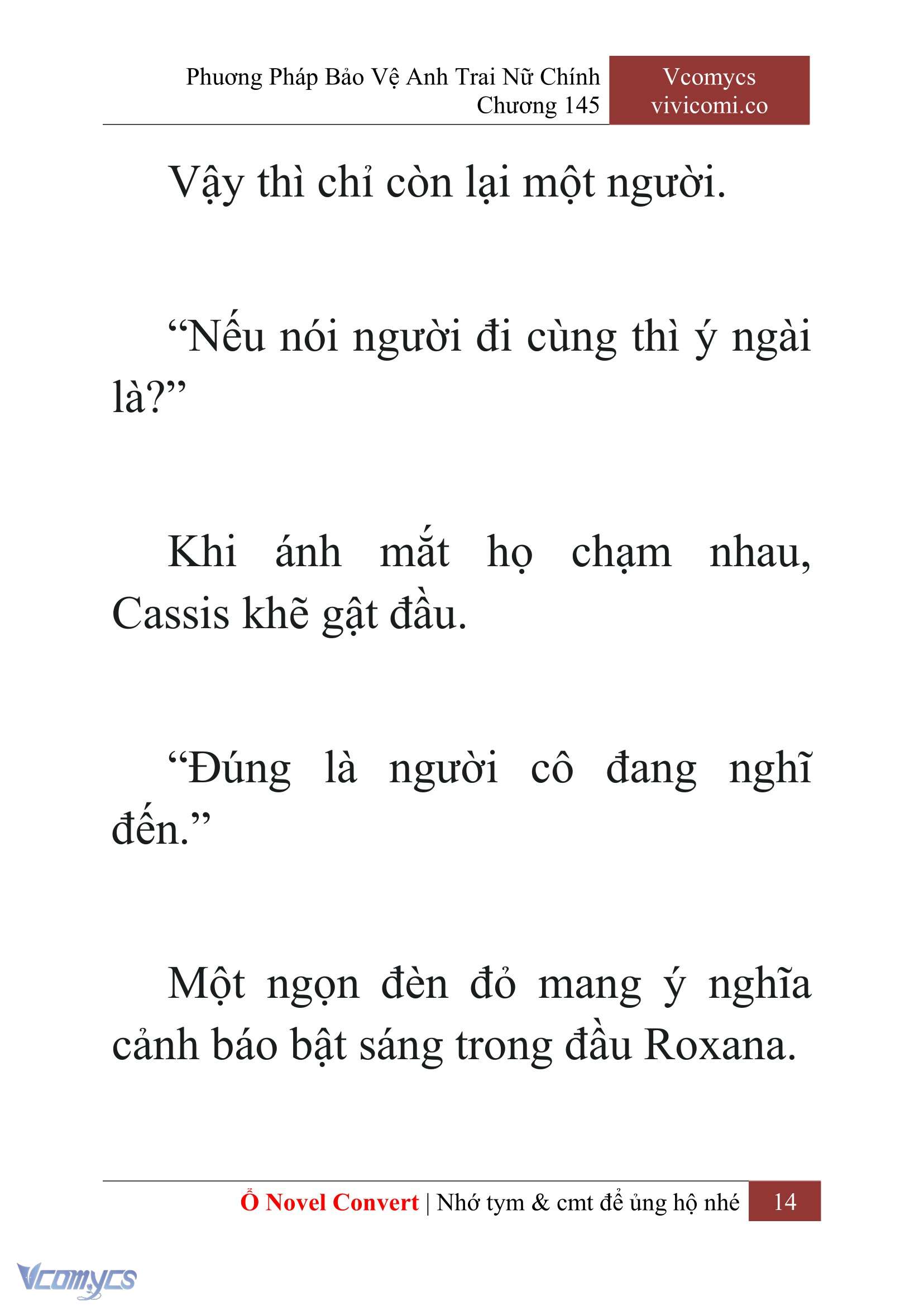 [Novel] Phương Pháp Bảo Vệ Anh Trai Nữ Chính Chap 145 - Next Chap 146