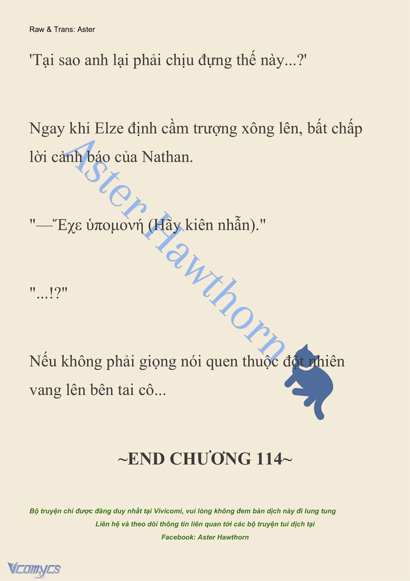 [NOVEL] Anh Hùng Khao Khát Sự Sa Ngã Của Thánh Nữ Chap 114 - Next Chap 115
