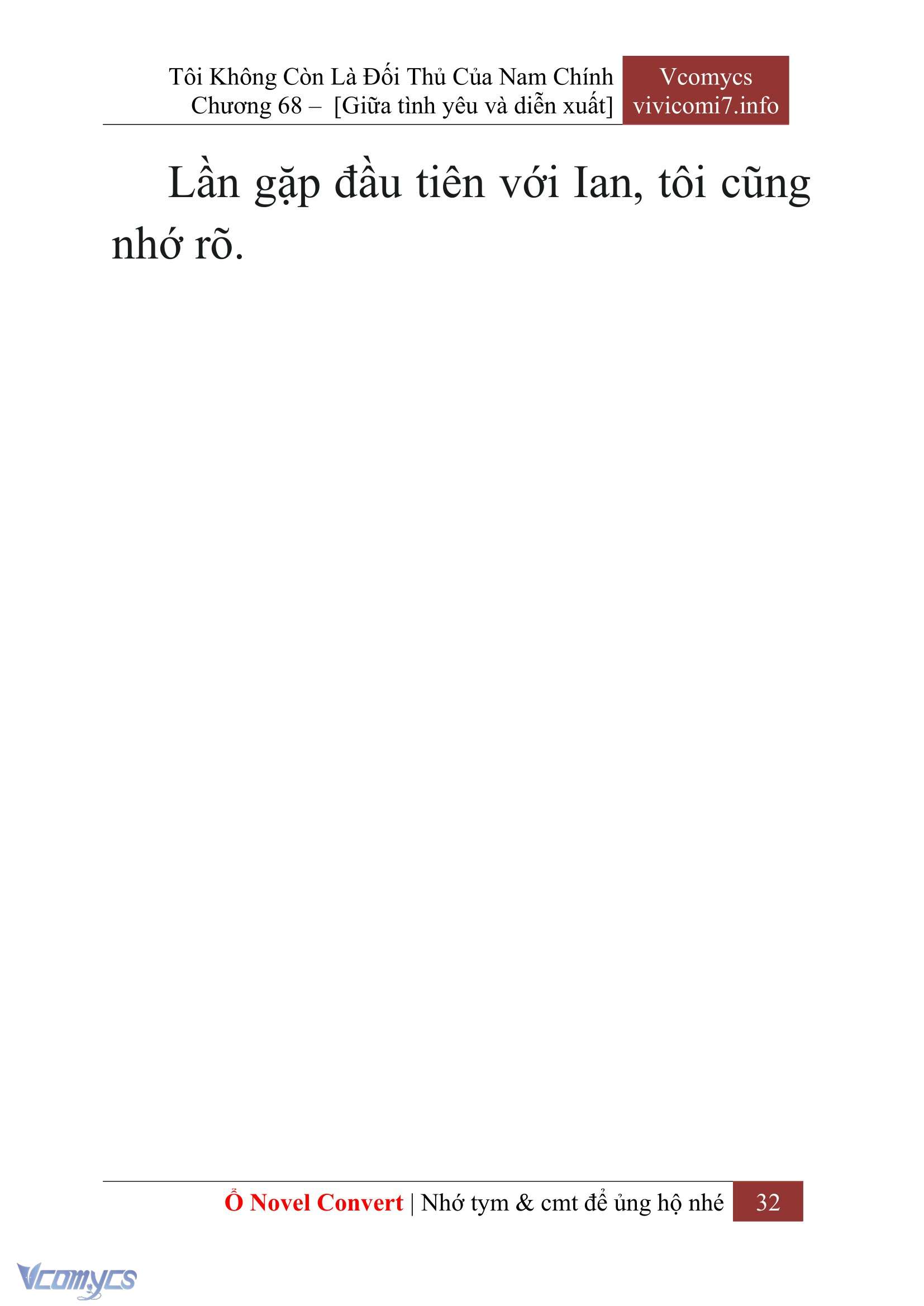 [Novel] Tôi Không Còn Là Đối Thủ Của Nam Chính Chap 68 - Trang 2