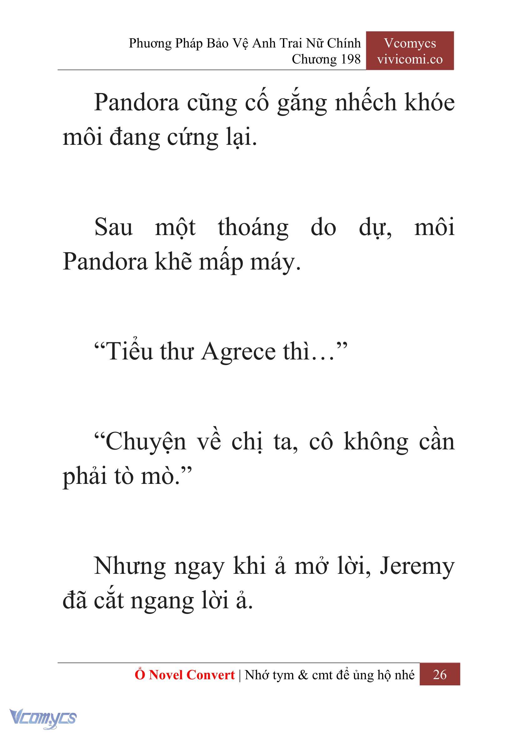 [Novel] Phương Pháp Bảo Vệ Anh Trai Nữ Chính Chap 198 - Trang 2