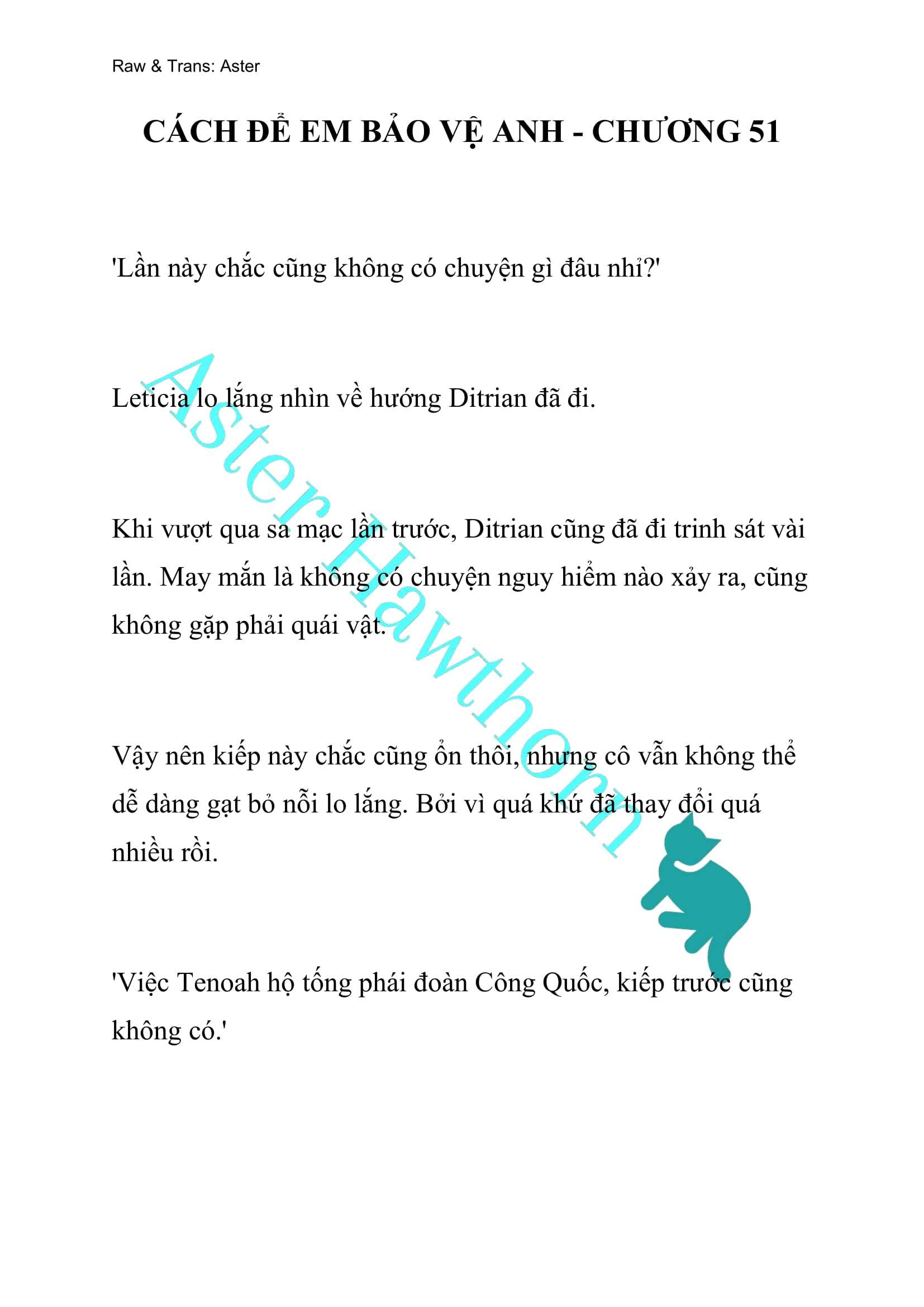 [NOVEL] Cách Để Em Bảo Vệ Anh Chap 51 - Next Chap 52