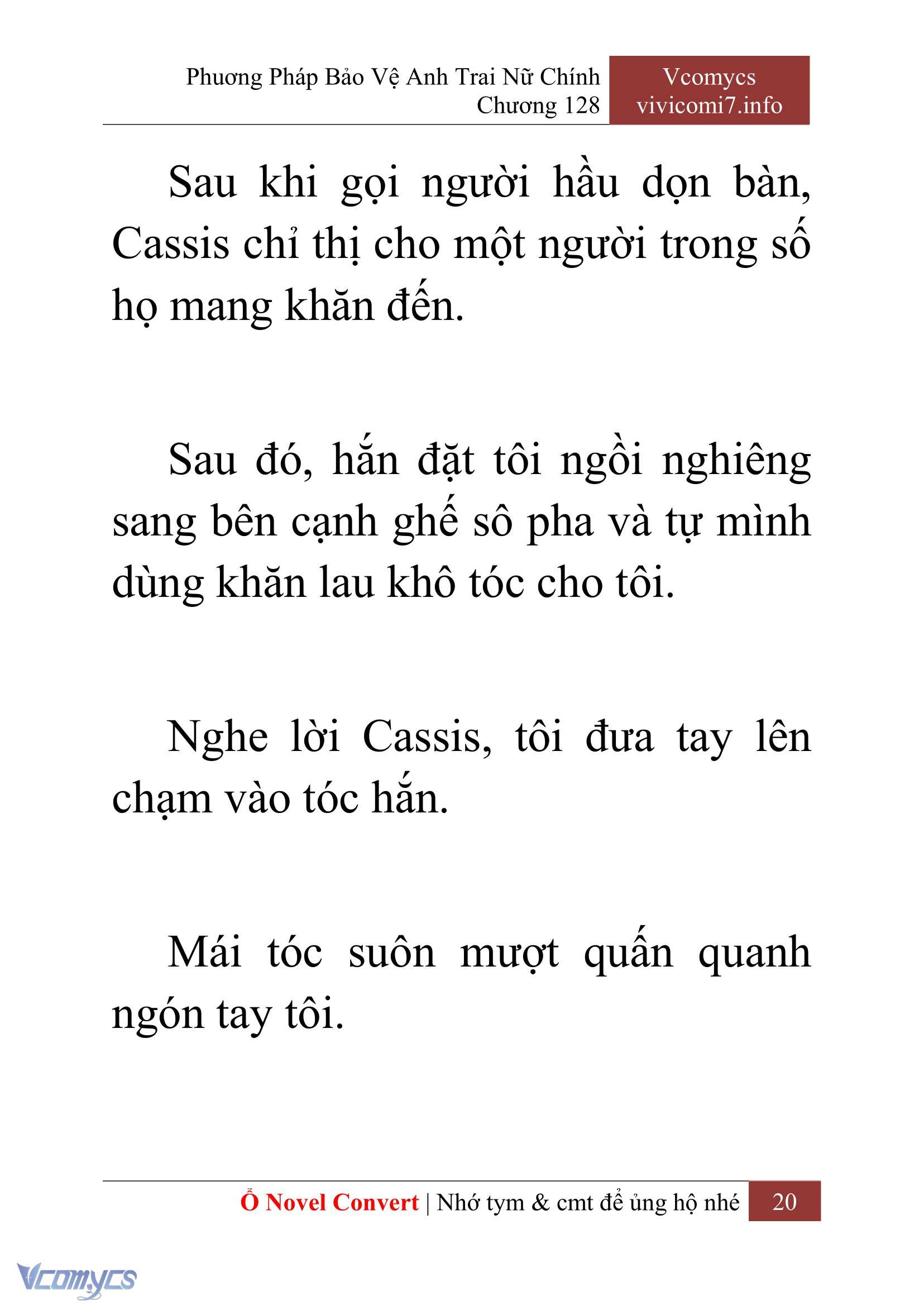[Novel] Phương Pháp Bảo Vệ Anh Trai Nữ Chính Chap 128 - Next Chap 129