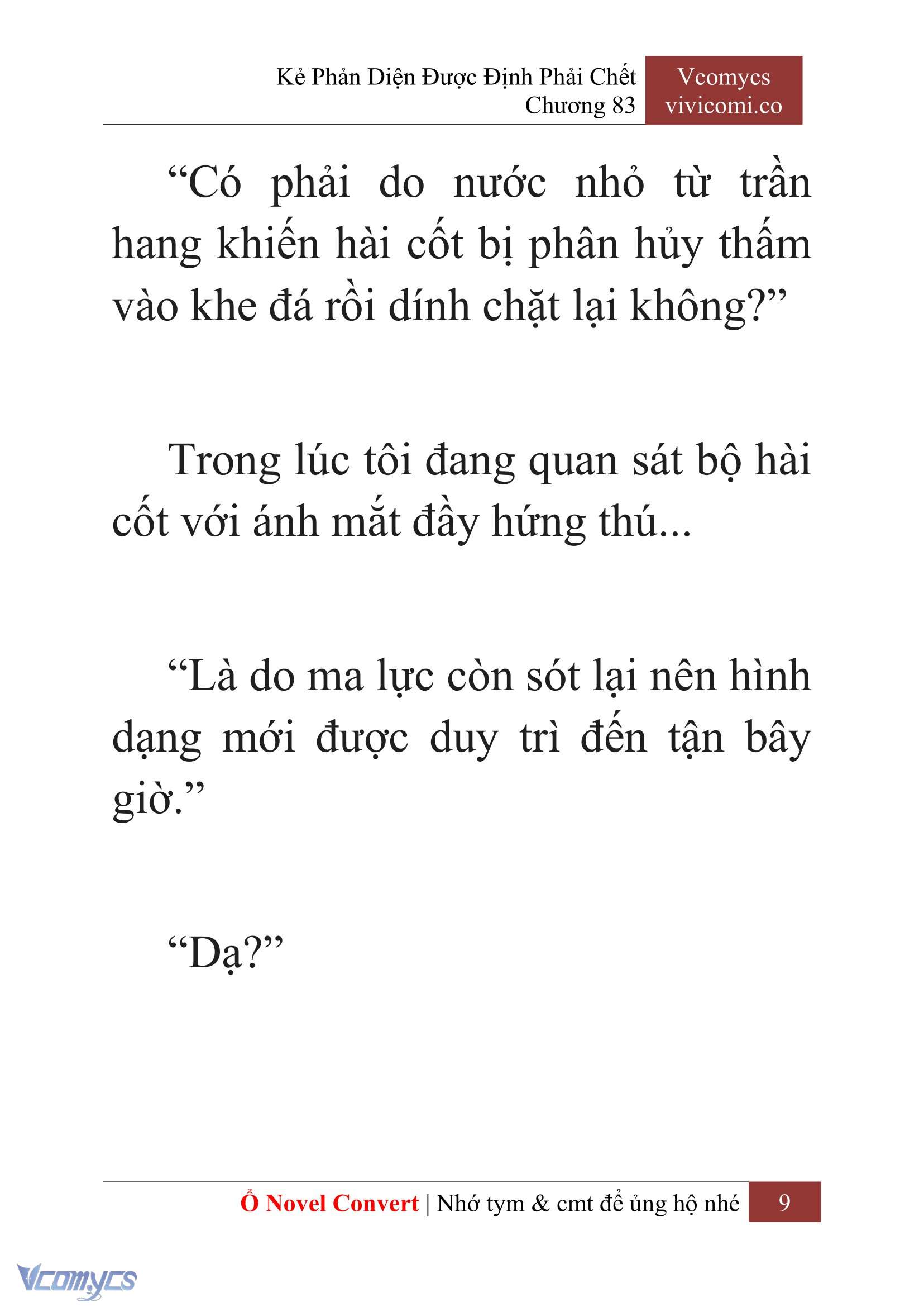 [Novel] Kẻ Phản Diện Được Định Phải Chết Chap 83 - Next Chap 84