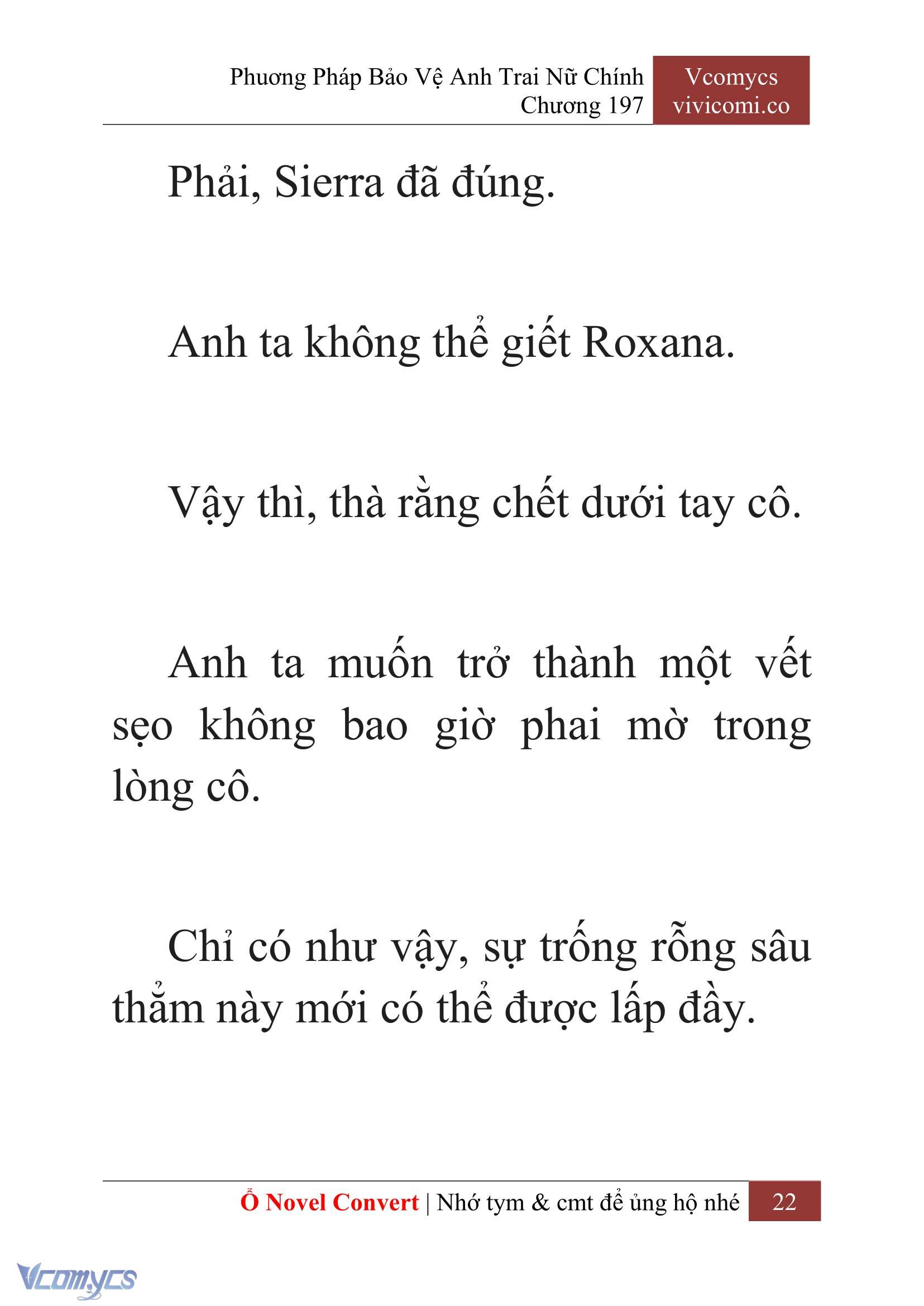 [Novel] Phương Pháp Bảo Vệ Anh Trai Nữ Chính Chap 197 - Trang 2