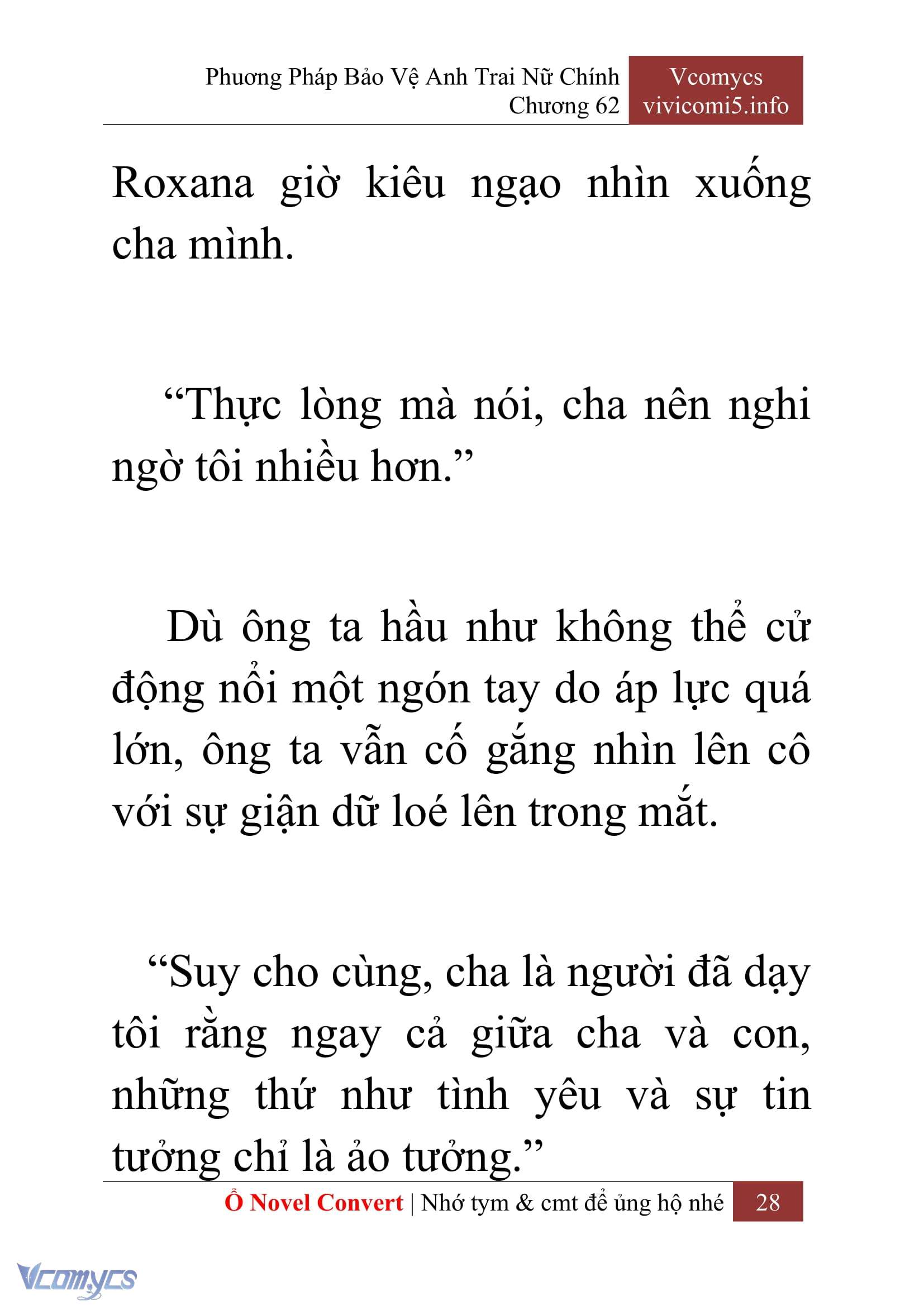 [Novel] Phương Pháp Bảo Vệ Anh Trai Nữ Chính Chap 62 - Next Chap 63