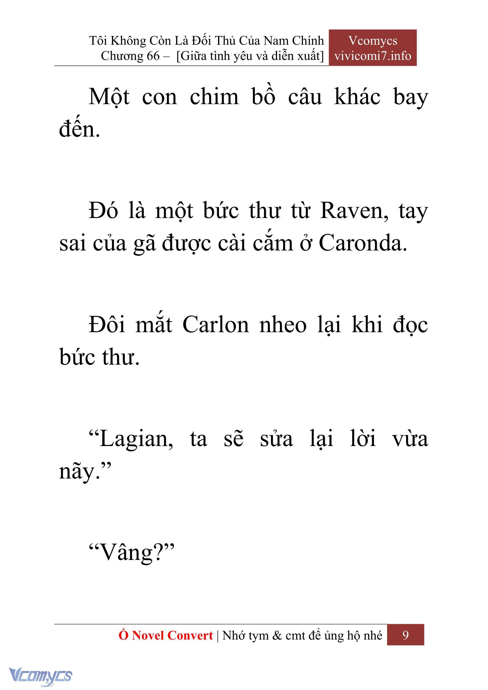 [Novel] Tôi Không Còn Là Đối Thủ Của Nam Chính Chap 66 - Trang 2