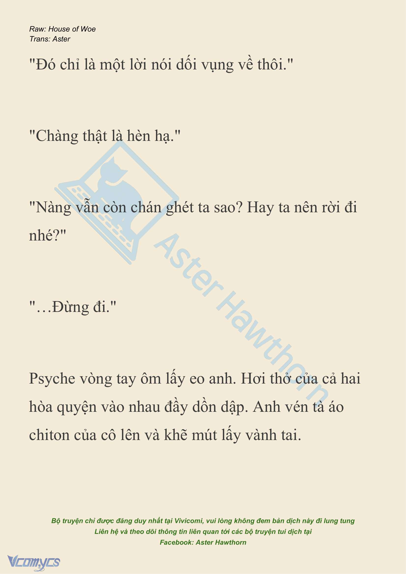 [NOVEL] Dành Cho Các Nữ Thần: Dành cho Psyche Chap 27 - Next Chap 28