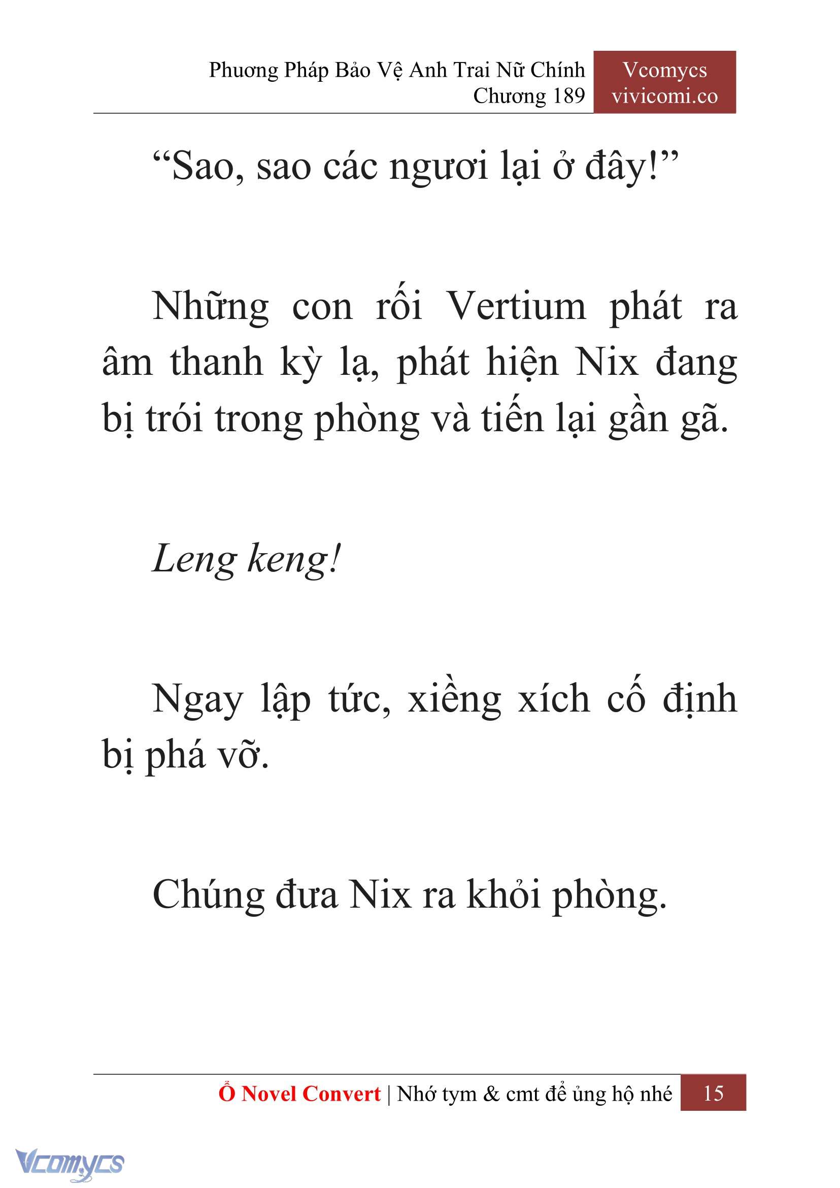 [Novel] Phương Pháp Bảo Vệ Anh Trai Nữ Chính Chap 189 - Trang 2