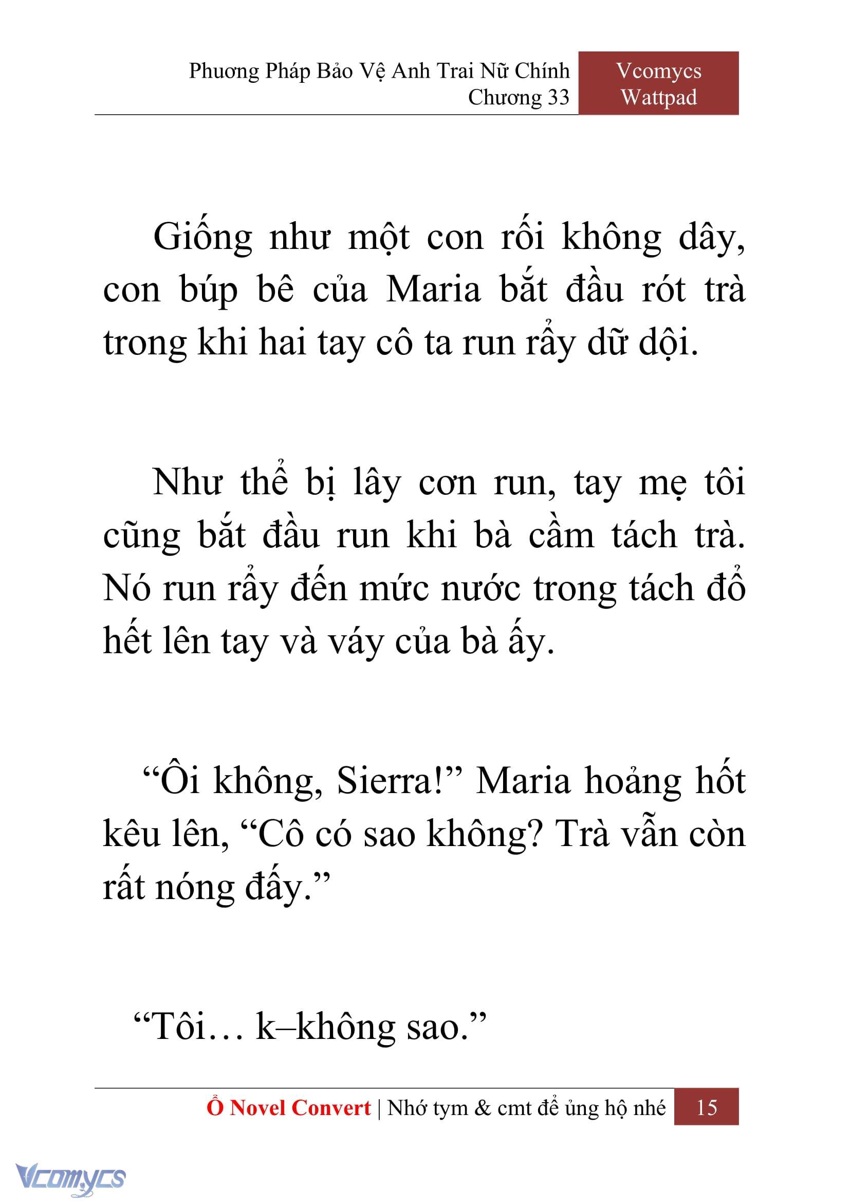 [Novel] Phương Pháp Bảo Vệ Anh Trai Nữ Chính Chap 33 - Next Chap 34