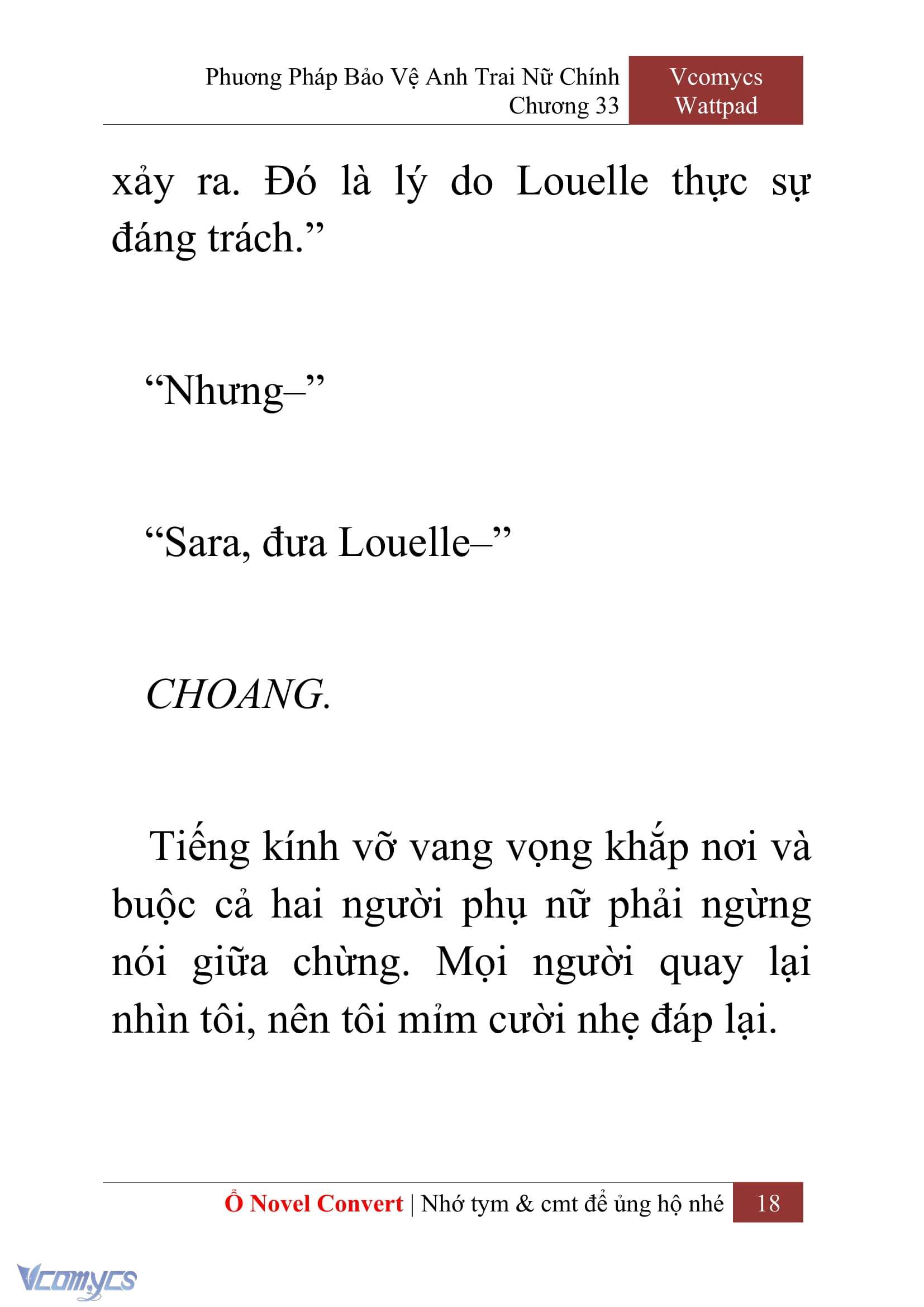 [Novel] Phương Pháp Bảo Vệ Anh Trai Nữ Chính Chap 33 - Next Chap 34