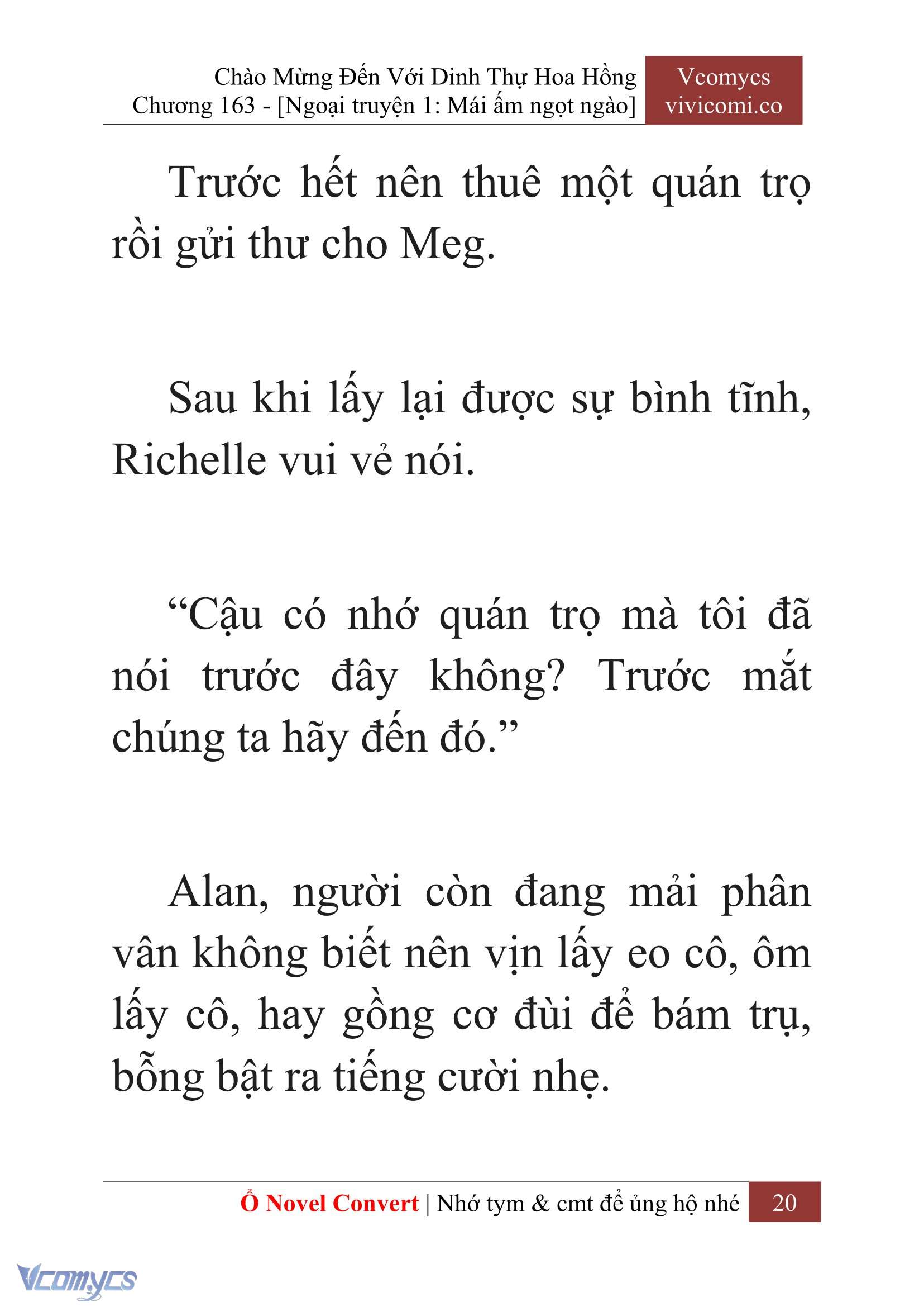 [Novel] Chào Mừng Đến Với Dinh Thự Hoa Hồng Chap 163 - Trang 2
