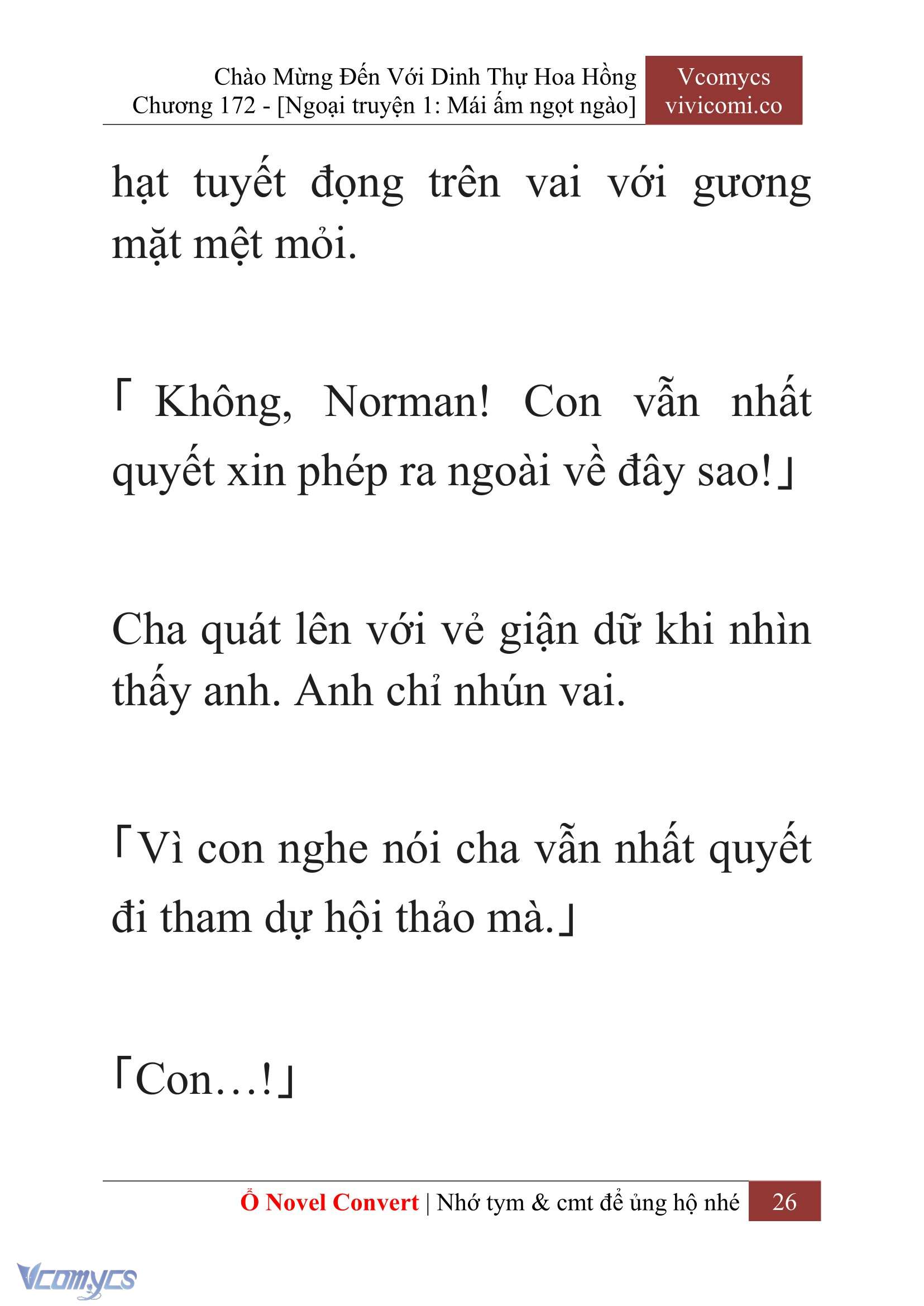 [Novel] Chào Mừng Đến Với Dinh Thự Hoa Hồng Chap 172 - Trang 2
