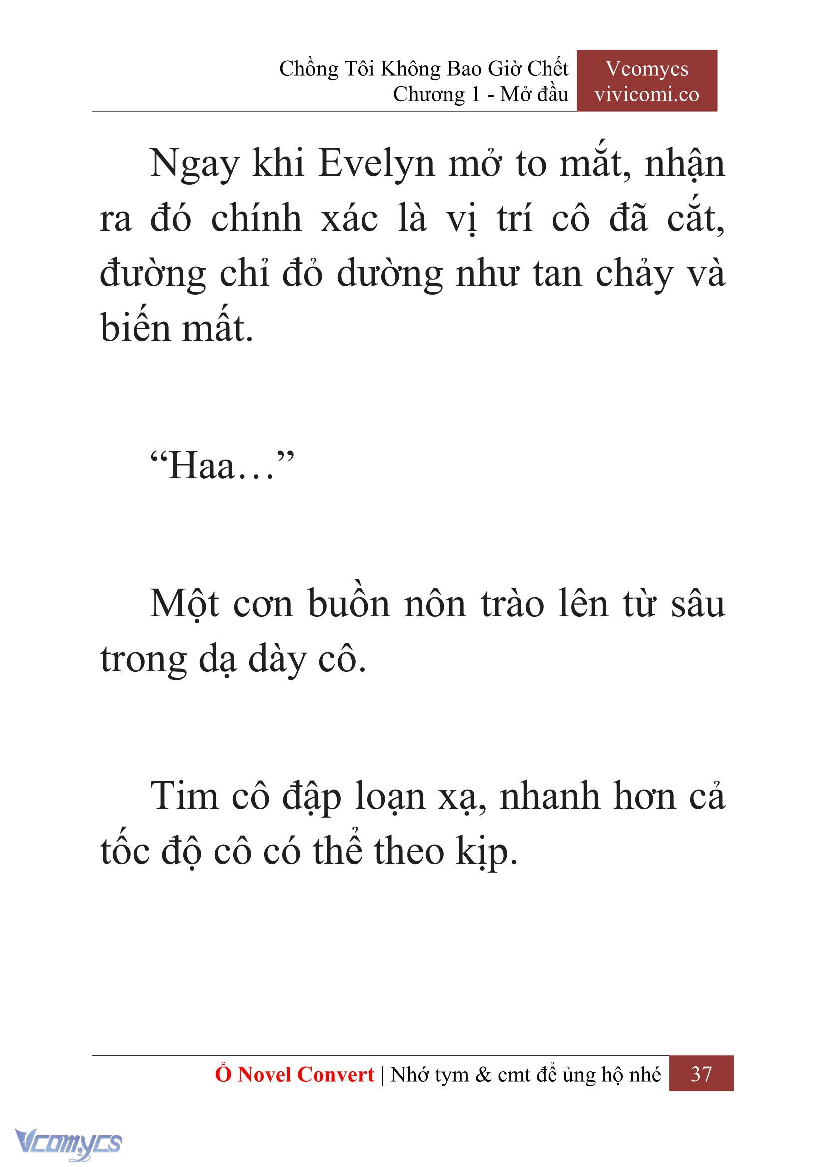[Novel] Chồng Tôi Không Bao Giờ Chết Chap 1 - Next Chap 2