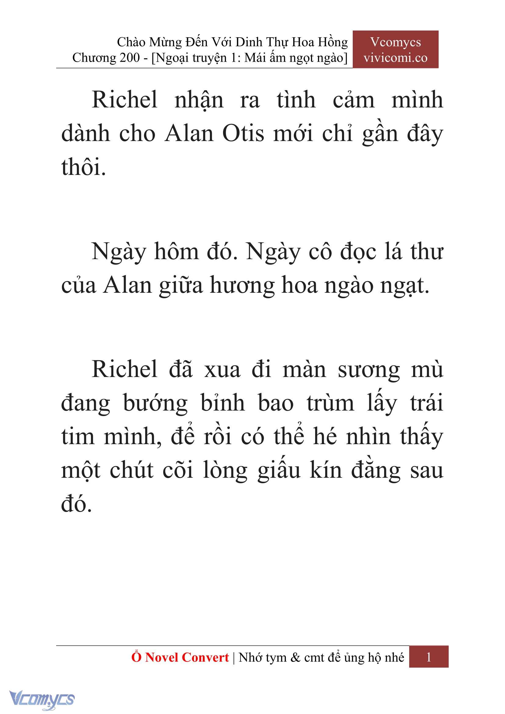 [Novel] Chào Mừng Đến Với Dinh Thự Hoa Hồng Chap 200 - Trang 2