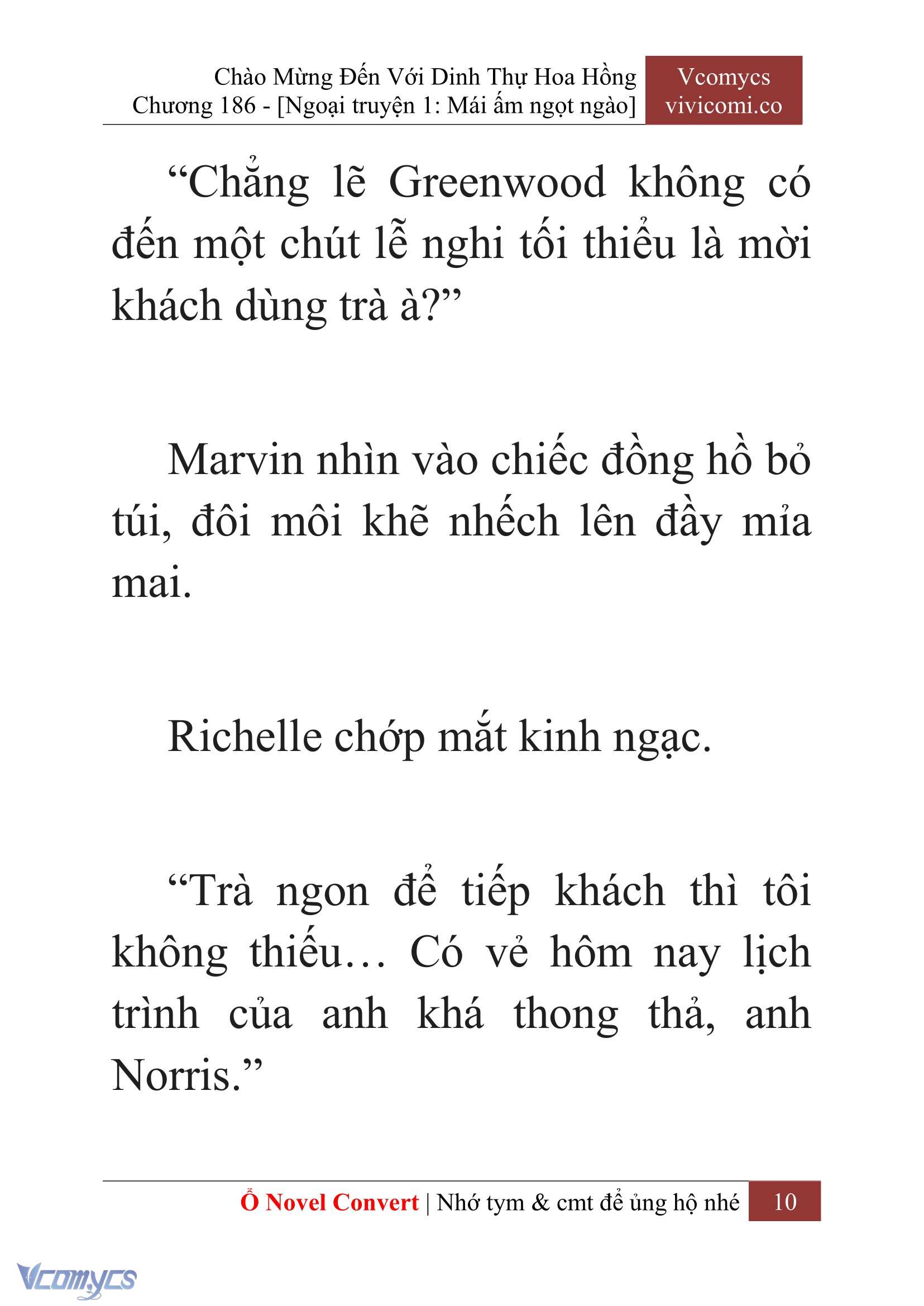 [Novel] Chào Mừng Đến Với Dinh Thự Hoa Hồng Chap 186 - Trang 2