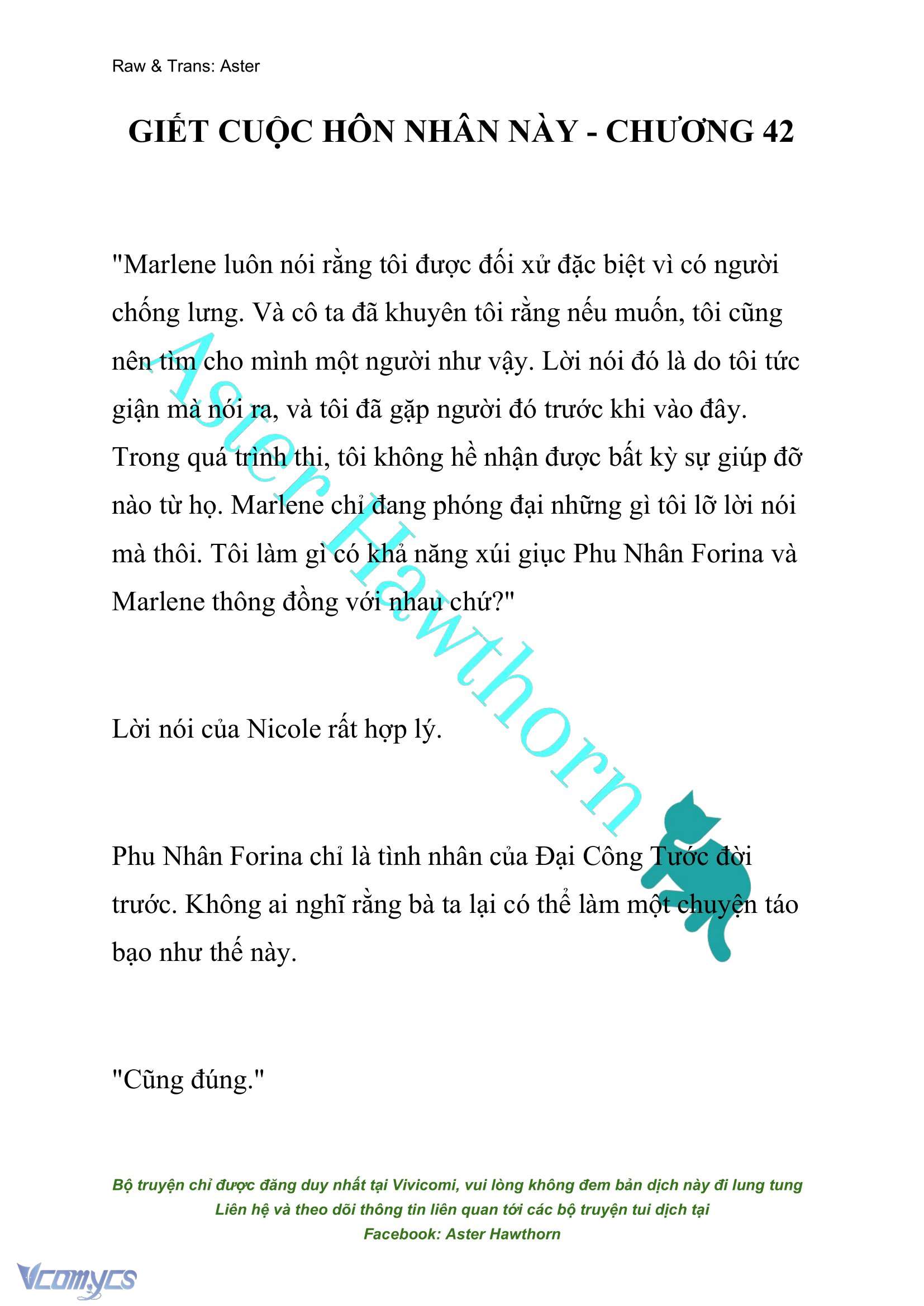 [NOVEL] Giết Cuộc Hôn Nhân Này Chap 42 - Trang 2