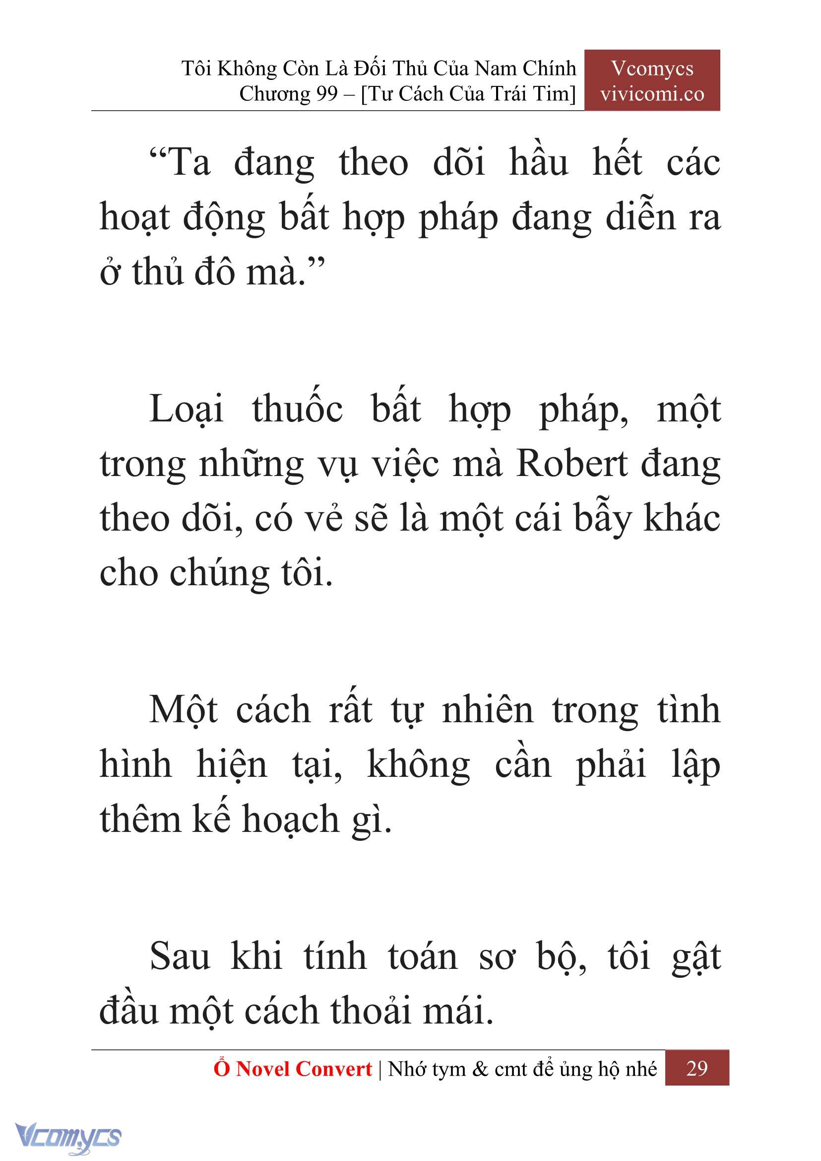 [Novel] Tôi Không Còn Là Đối Thủ Của Nam Chính Chap 99 - Trang 2