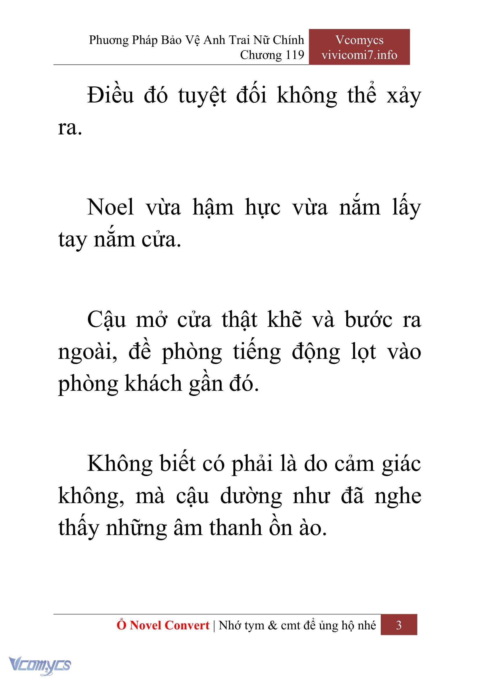 [Novel] Phương Pháp Bảo Vệ Anh Trai Nữ Chính Chap 119 - Trang 2