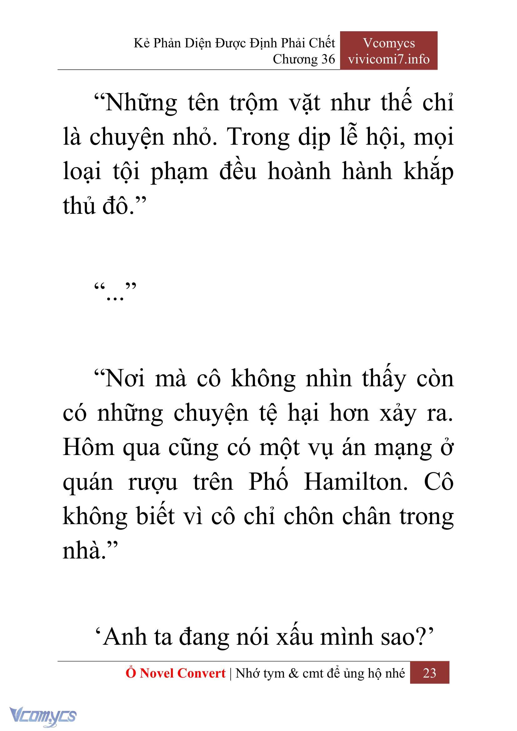 [Novel] Kẻ Phản Diện Được Định Phải Chết Chap 36 - Trang 2