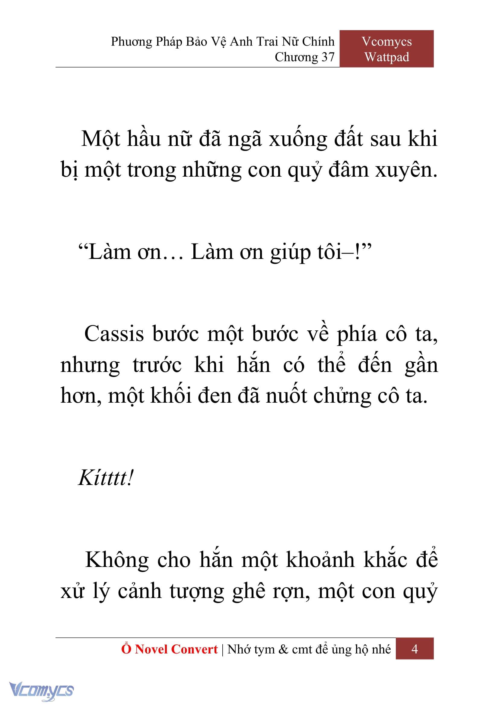 [Novel] Phương Pháp Bảo Vệ Anh Trai Nữ Chính Chap 37 - Trang 2