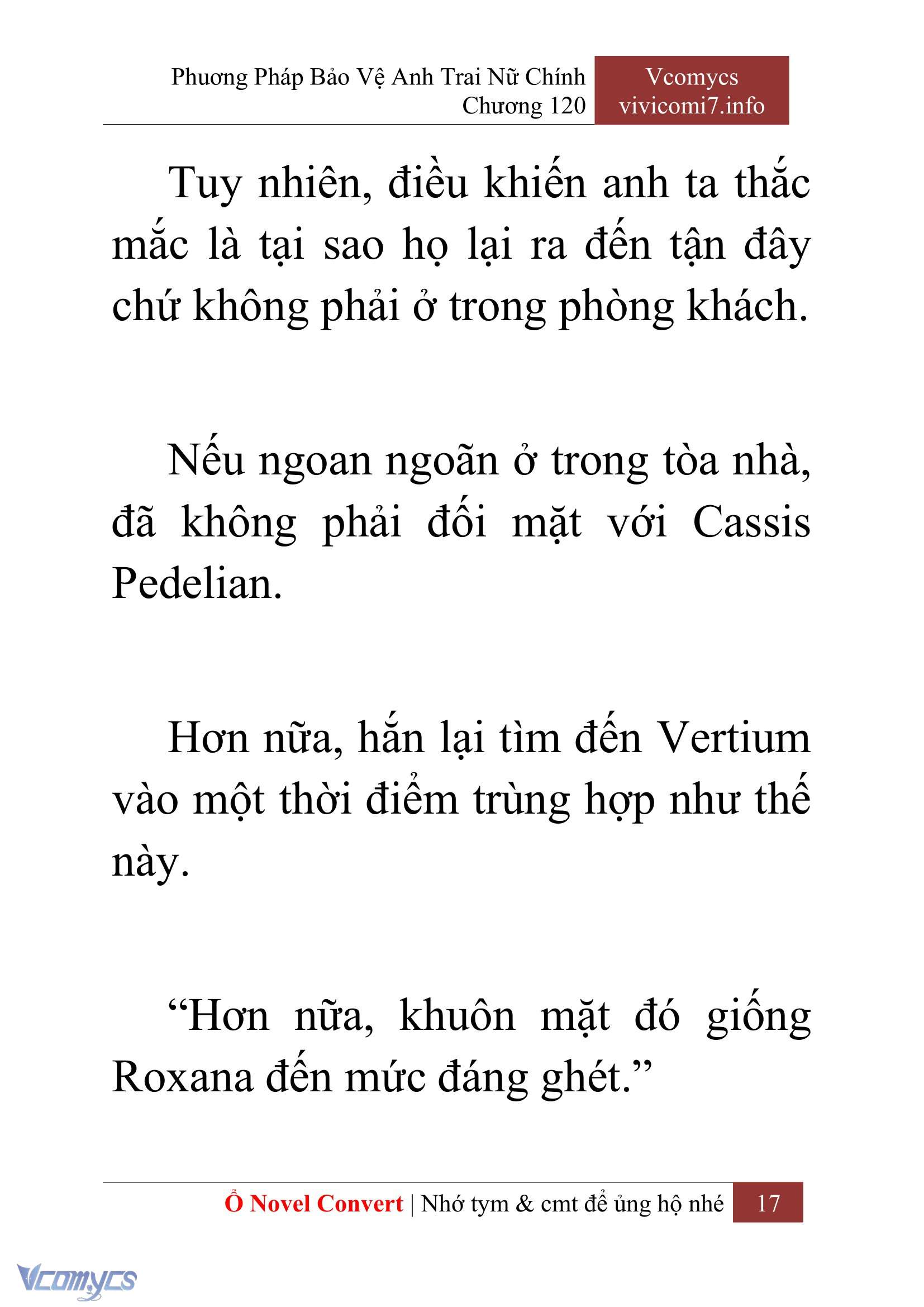 [Novel] Phương Pháp Bảo Vệ Anh Trai Nữ Chính Chap 120 - Trang 2