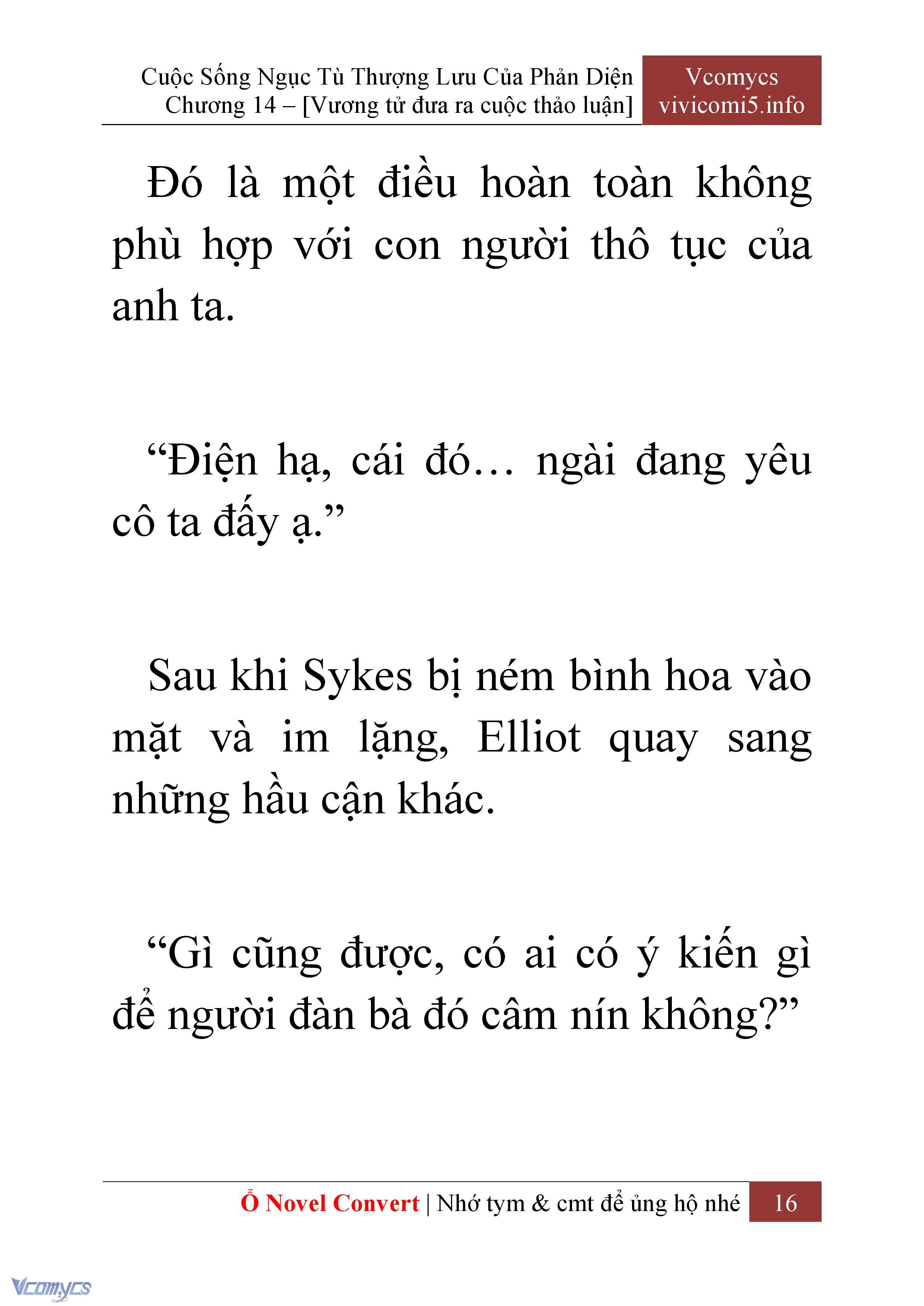 [Novel] Cuộc Sống Ngục Tù Thượng Lưu Của Nhân Vật Phản Diện Chap 14 - Trang 2