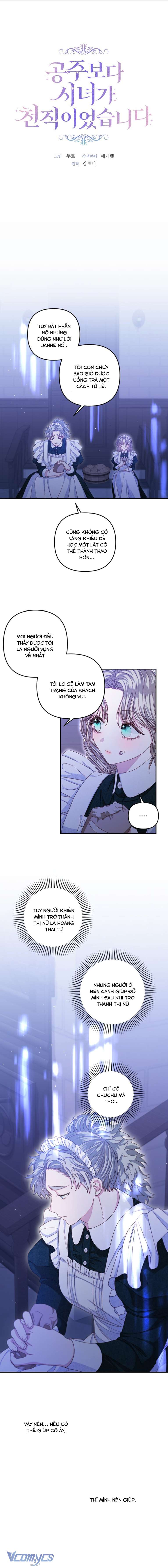 Trở Thành Hầu Gái Còn Hơn Làm Công Chúa Chap 4 - Trang 3